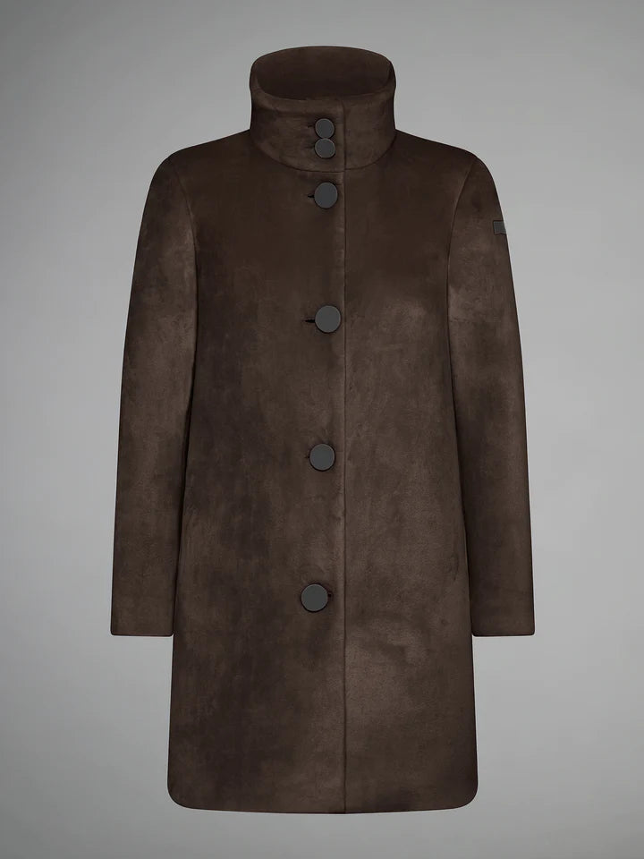 RRD Women's Coat W23508 Brown