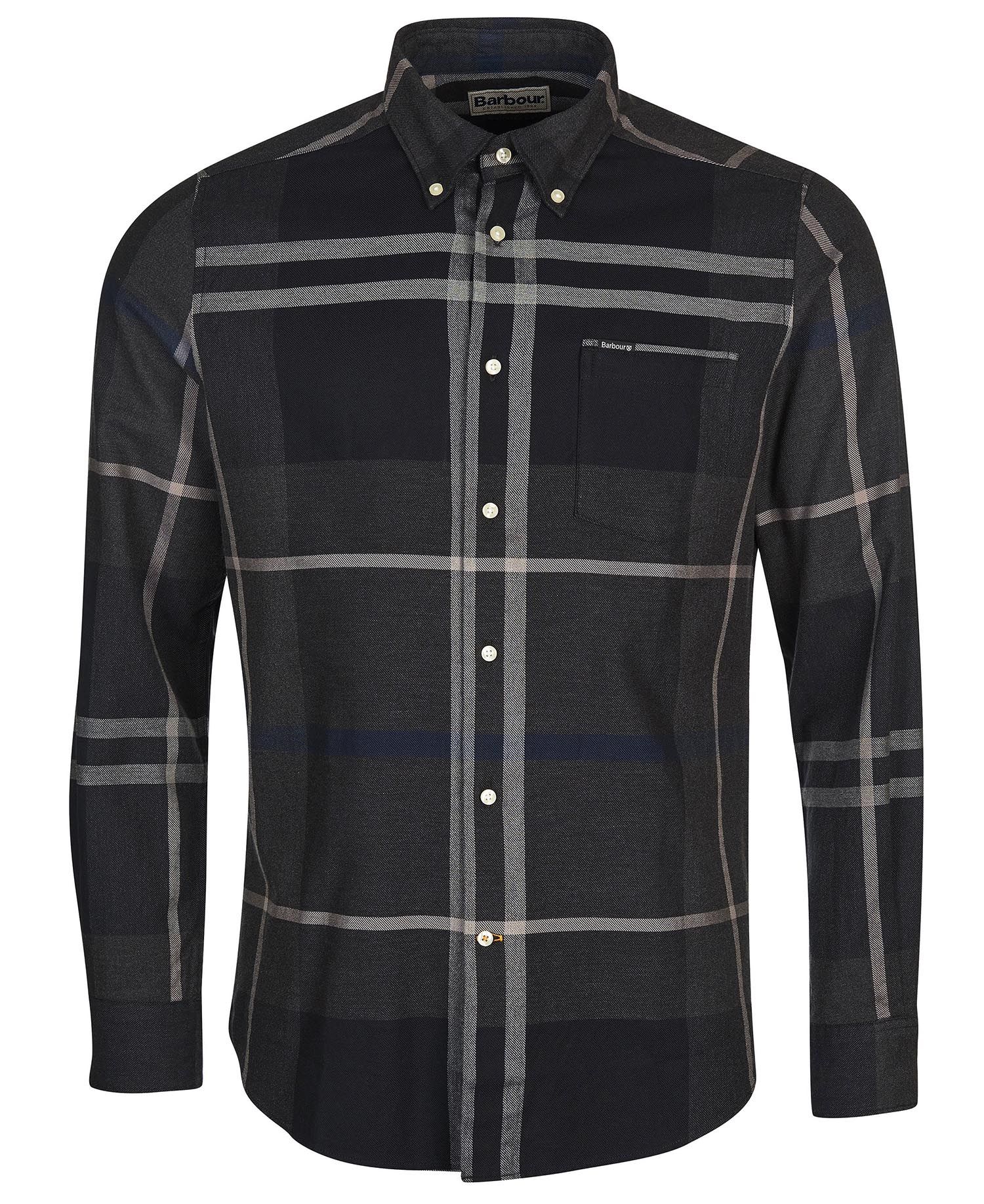 BARBOUR Camicia Uomo Dunoon MSH4980 Graphite