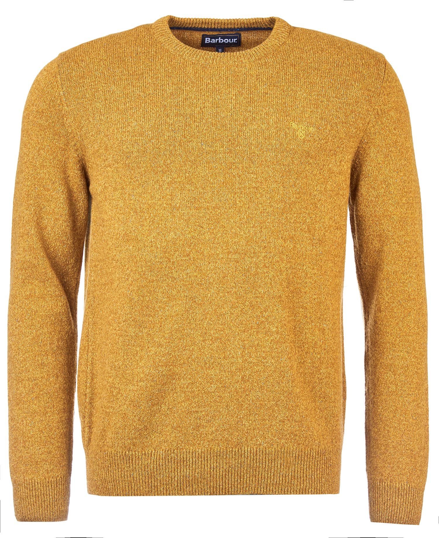 BARBOUR Men's Essential Tisbury Crew Sweater MKN0844 Copper