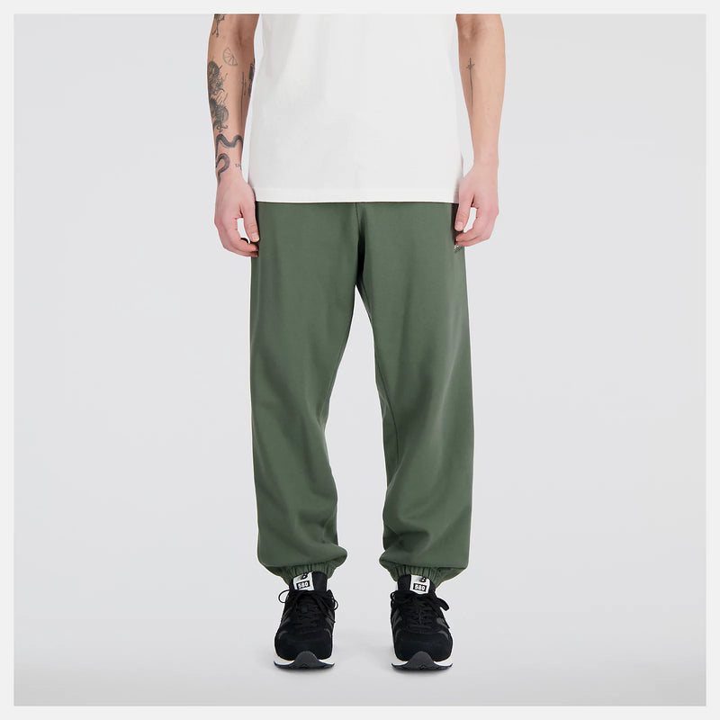 NEW BALANCE Pantalone Tuta Uomo Athletics Remastered MP31503 Deep Olive Green