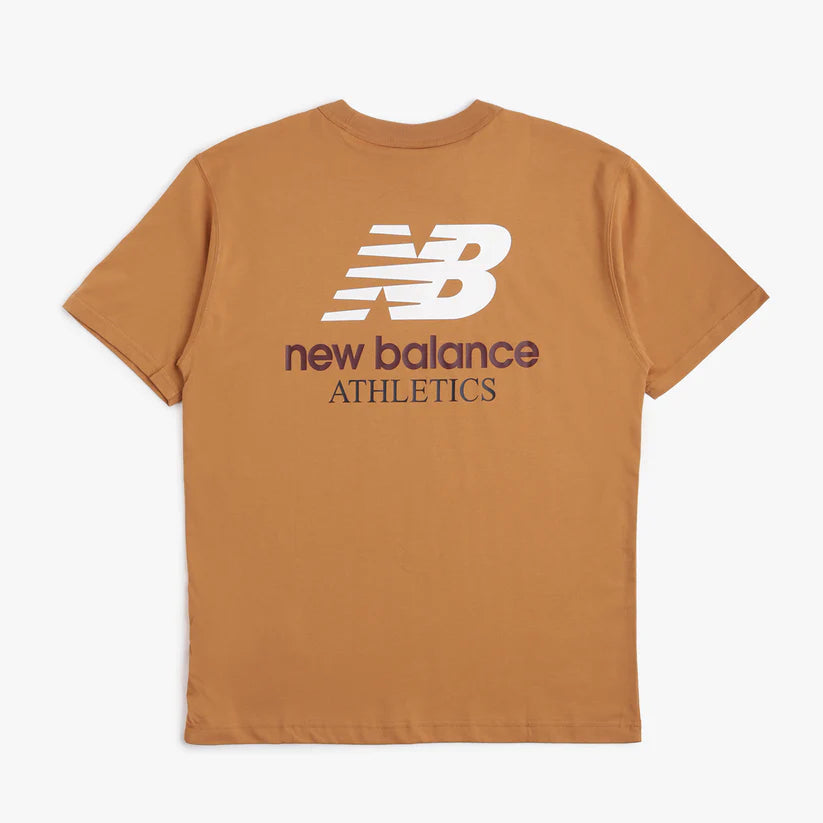 NEW BALANCE Men's T-Shirt Athletics Remastered MT31504 Tobacco