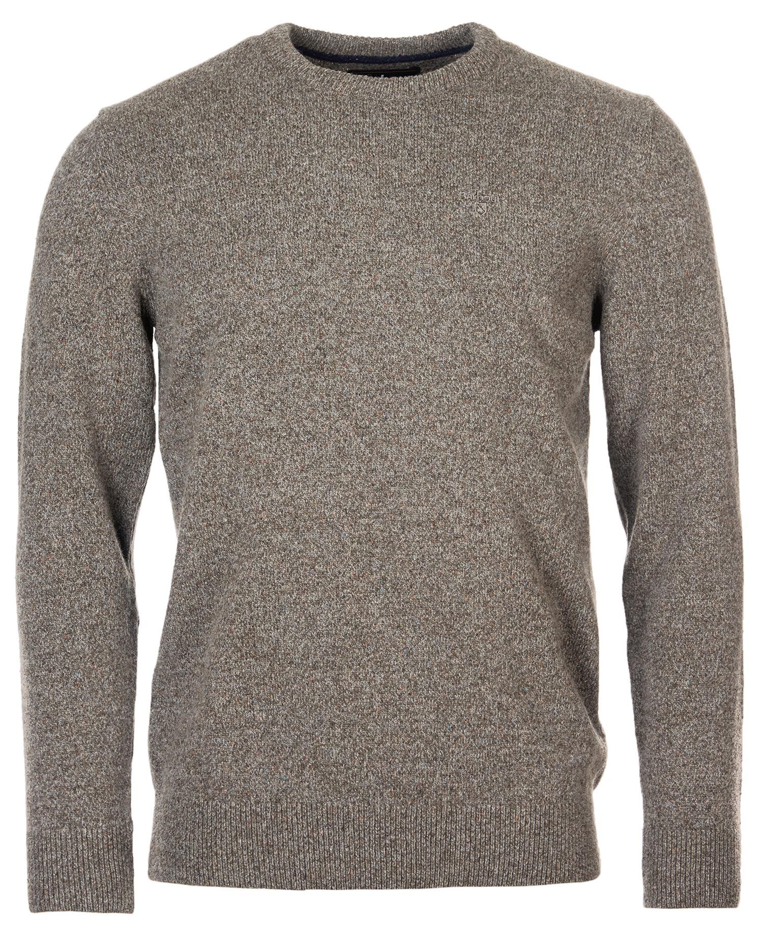 BARBOUR Men's Essential Tisbury Crew Sweater MKN0844 Fog