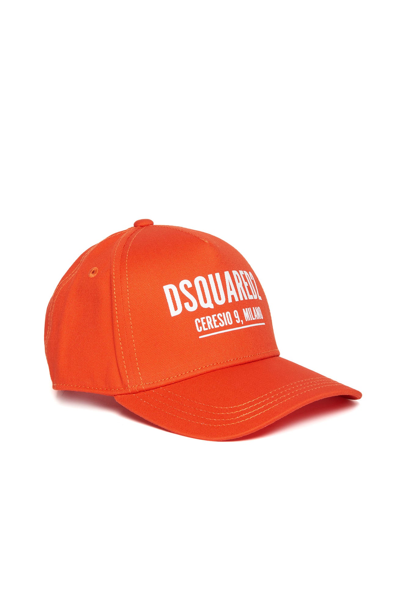 DSQUARED Cappello con Visiera Unisex Bambino DQ1006-D00YT Flame Orange