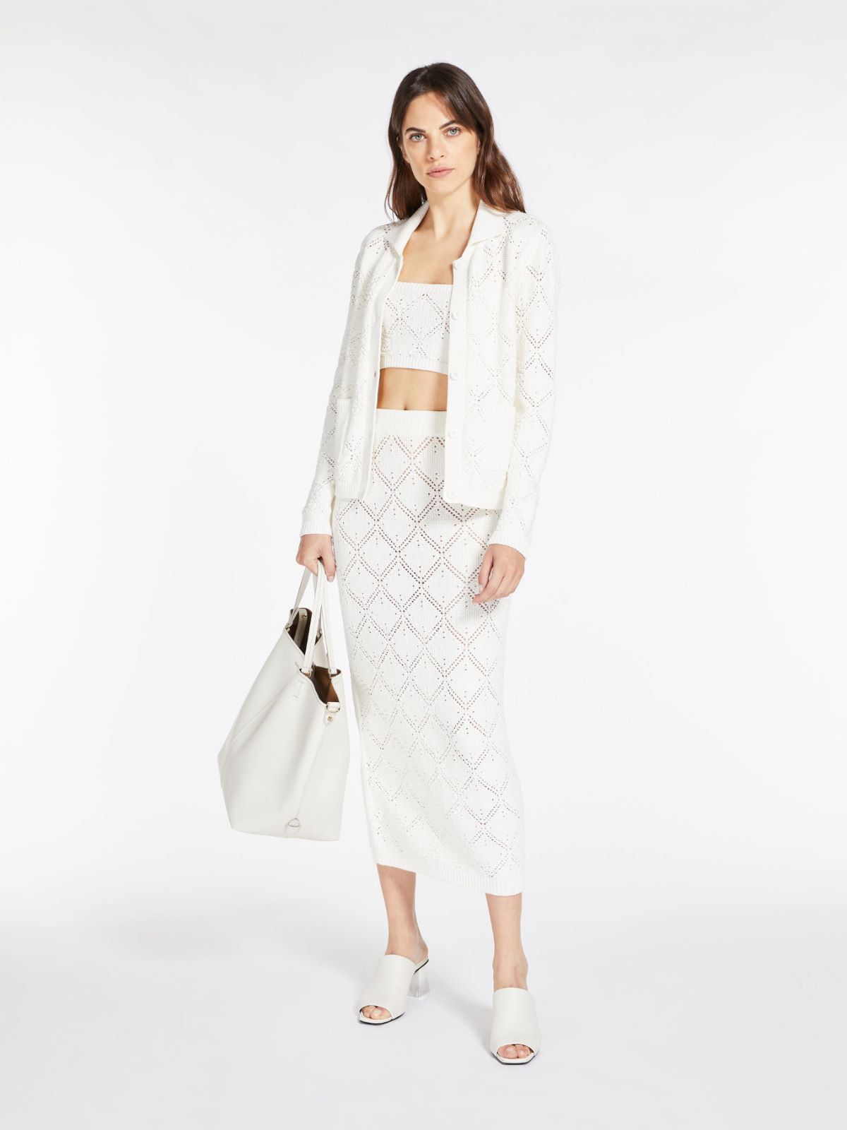 Max Mara gonna orietta avorio
