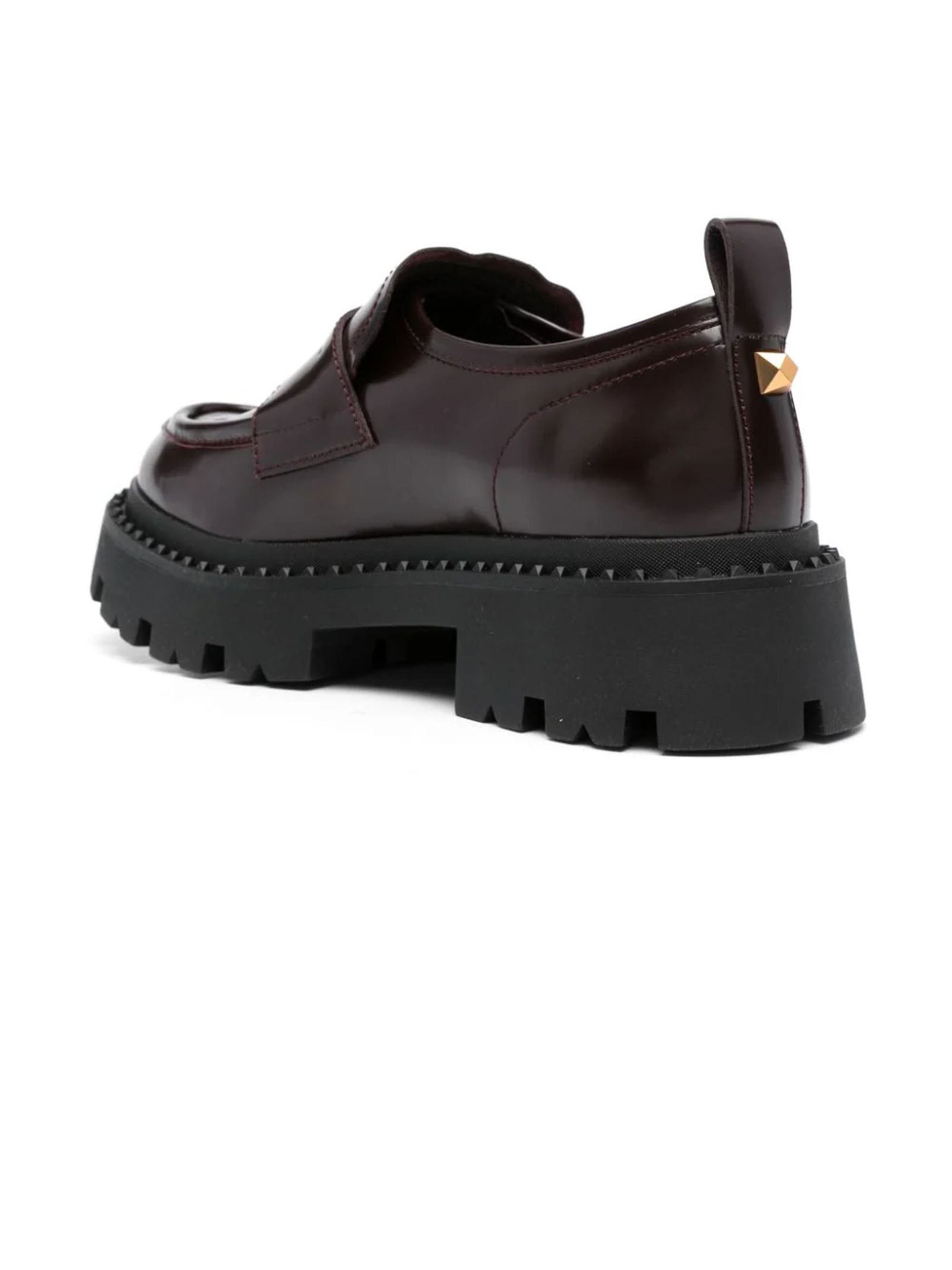 Ash Moccasin GenialStud 03 polish burgundy
