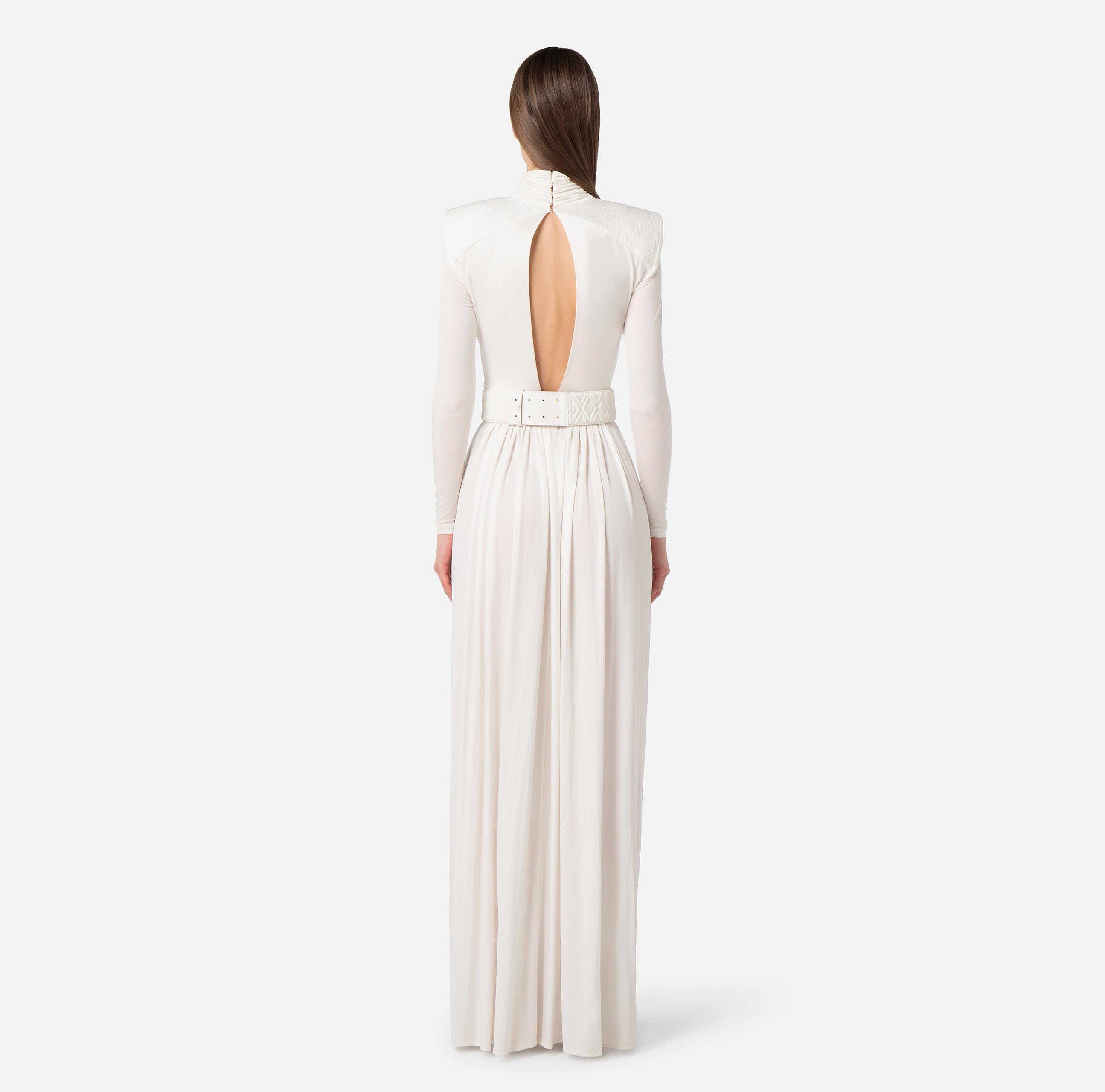 Elisabetta Franchi Women's Dress AB39336E2 Ivory