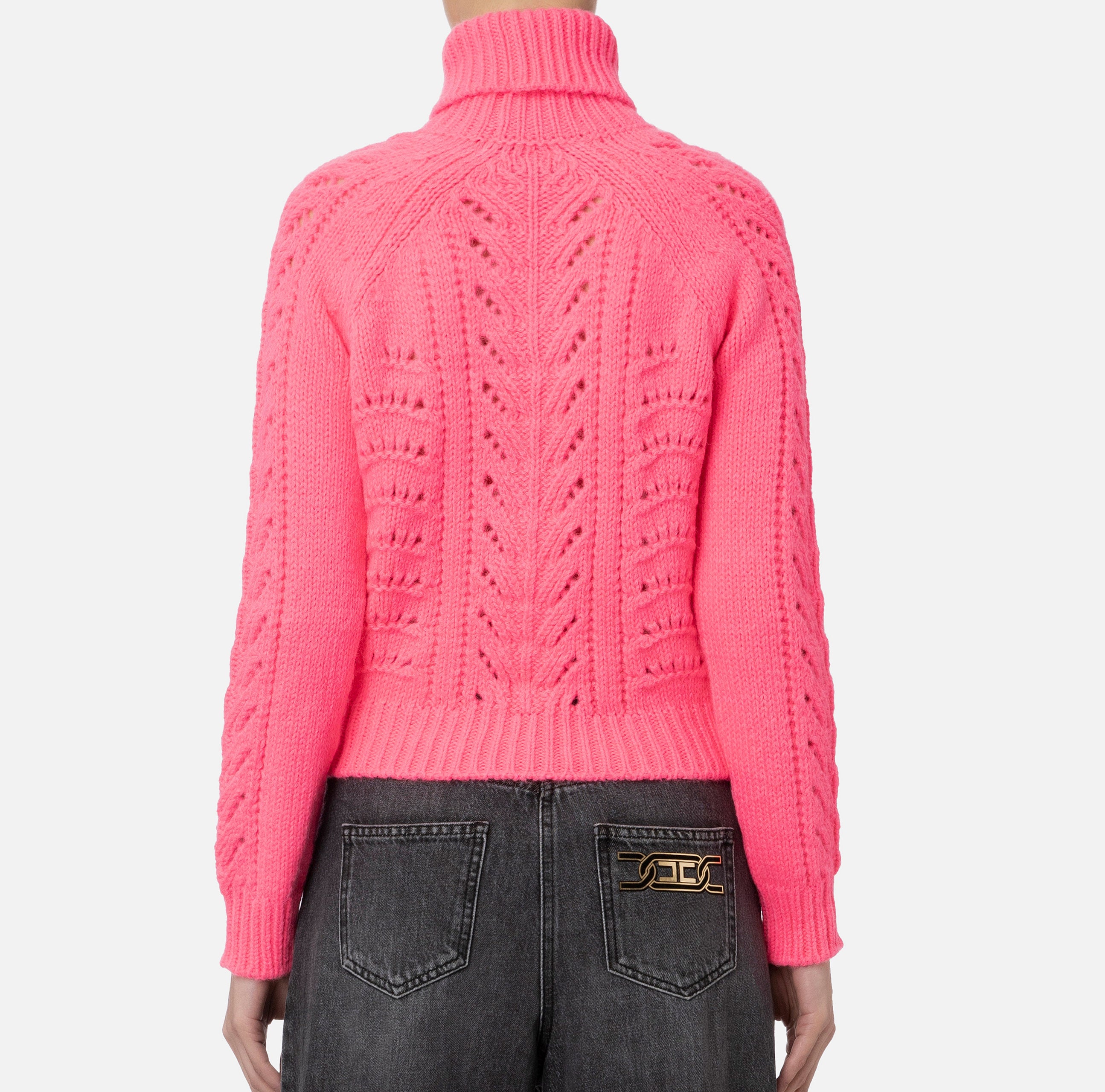 Elisabetta Franchi Women's Shirt MK95M36E2 Pink fluo