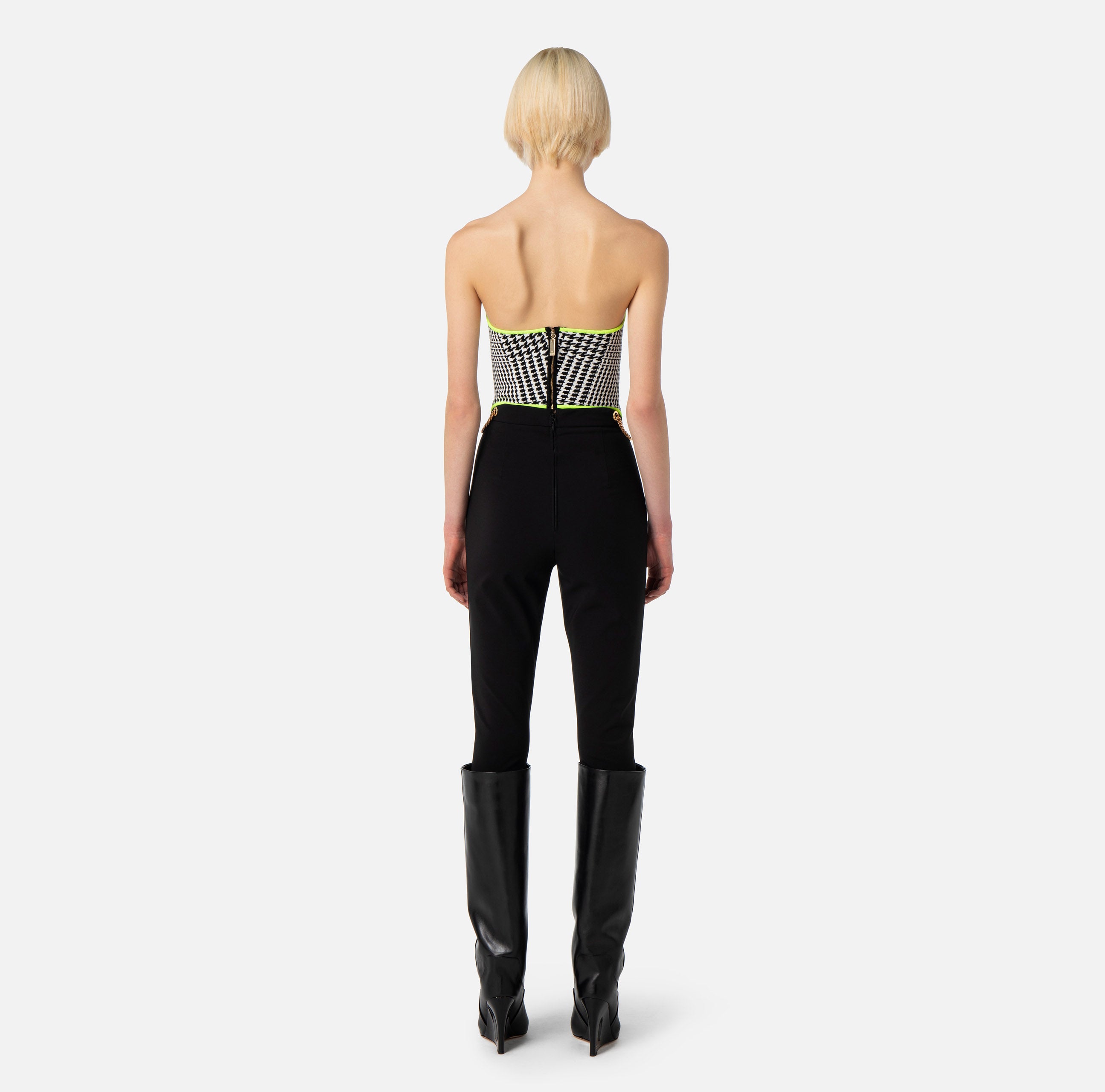 Elisabetta Franchi Top Donna TK87Z37E2 NERO BURRO