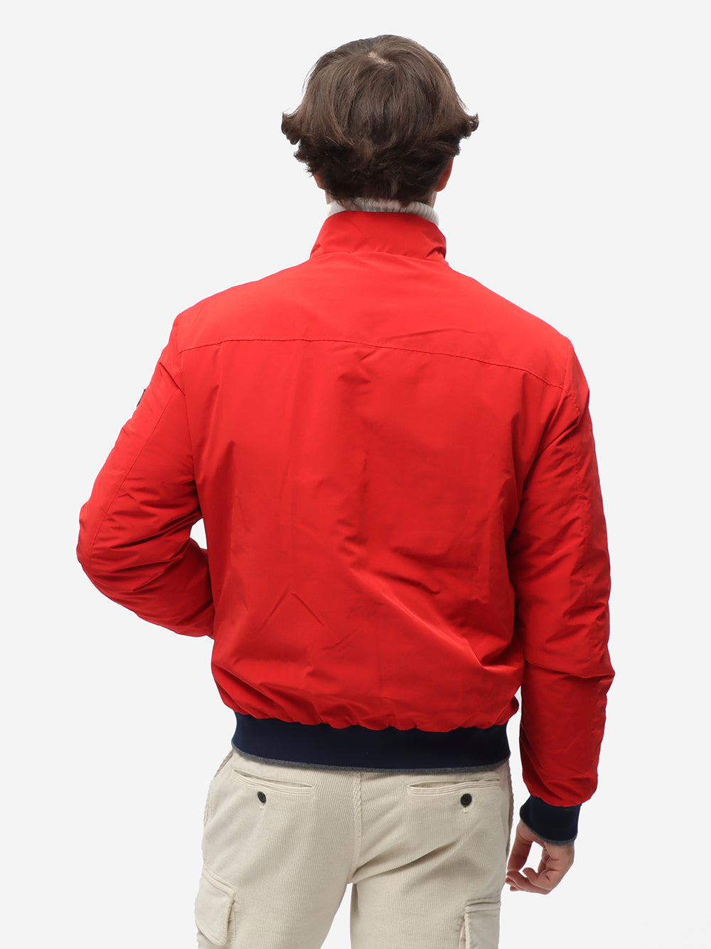 Paul&amp;Shark Men's Bomber Re 130 High Density Red