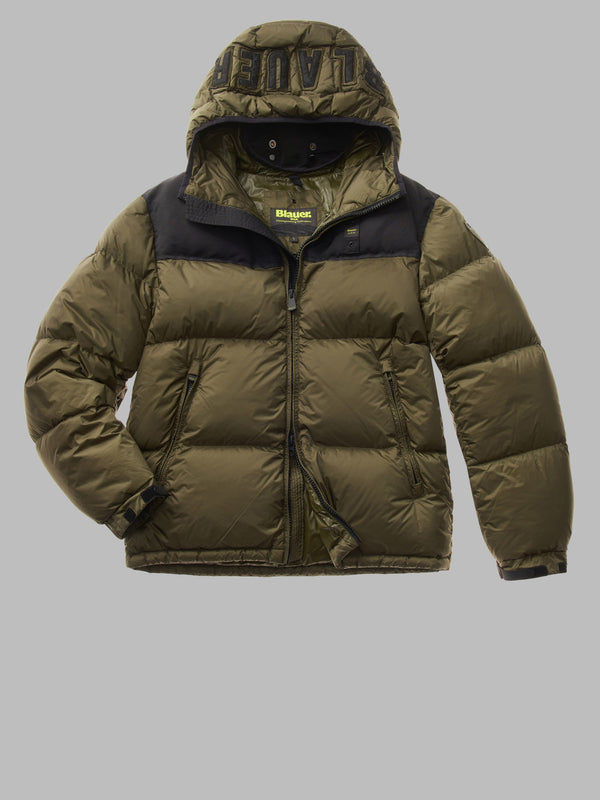 BLAUER Piumino Corto Uomo 23WBLUC03010-006365 Oliva Scuro