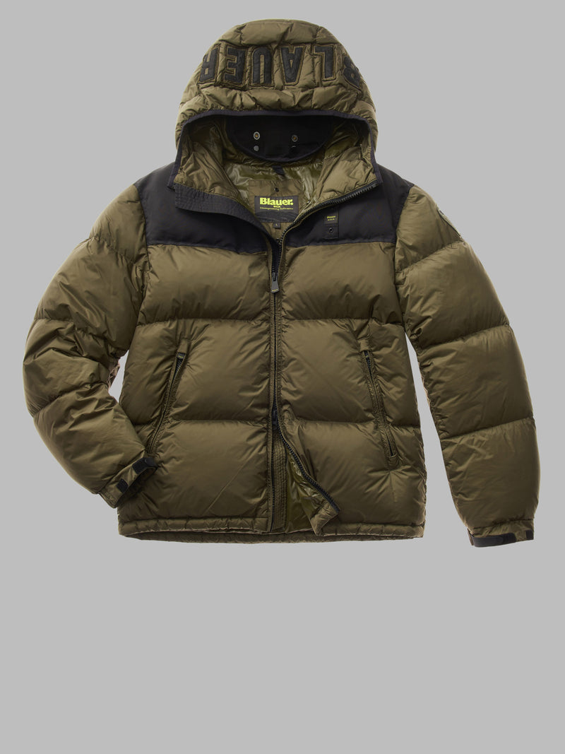 BLAUER Piumino Corto Uomo 23WBLUC03010-006365 Oliva Scuro