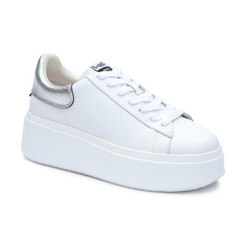ASH Sneaker Donna Moby-White Silver