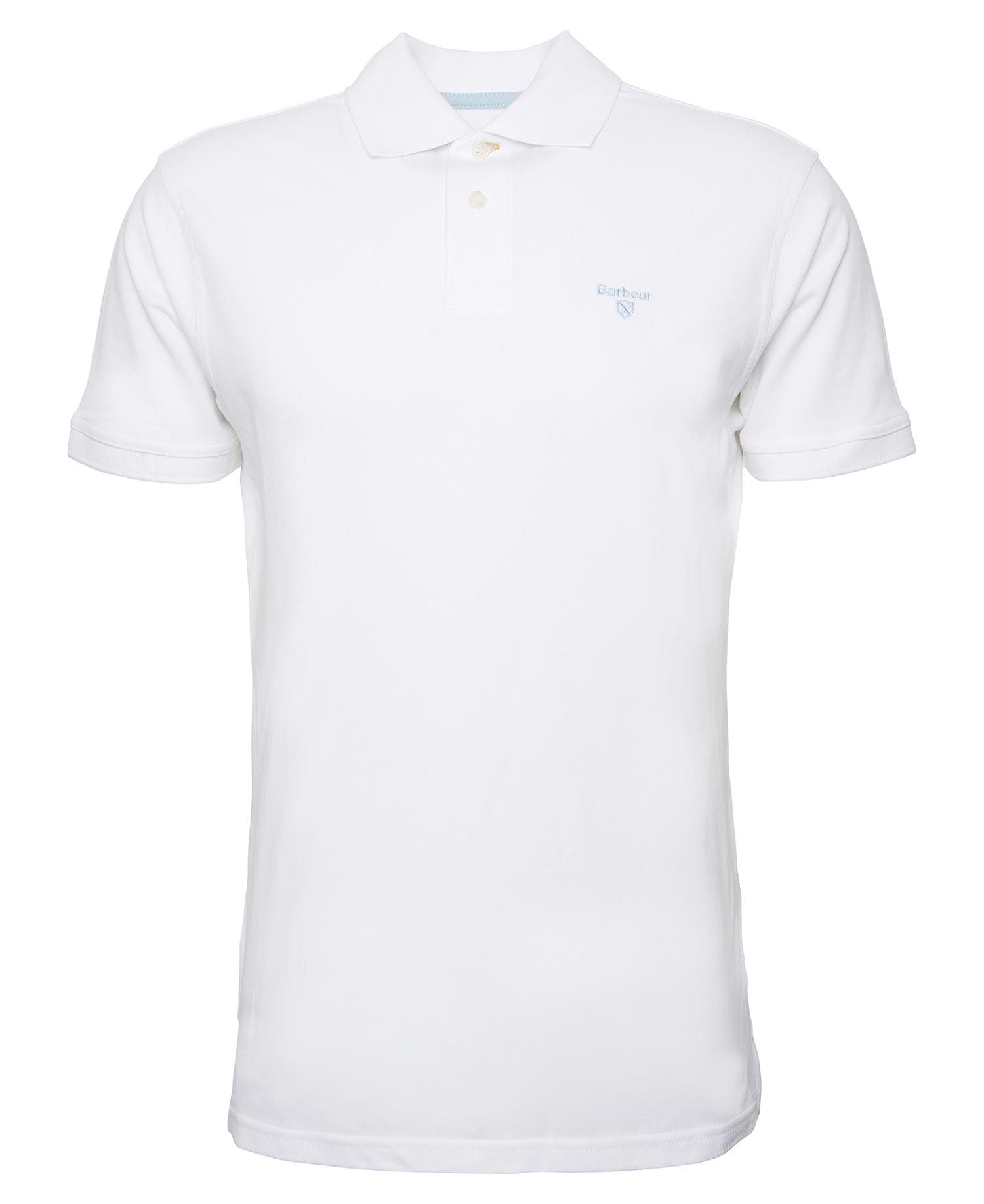 Barbour Polo Uomo LIGHTWEIGHTS SPORTS-White