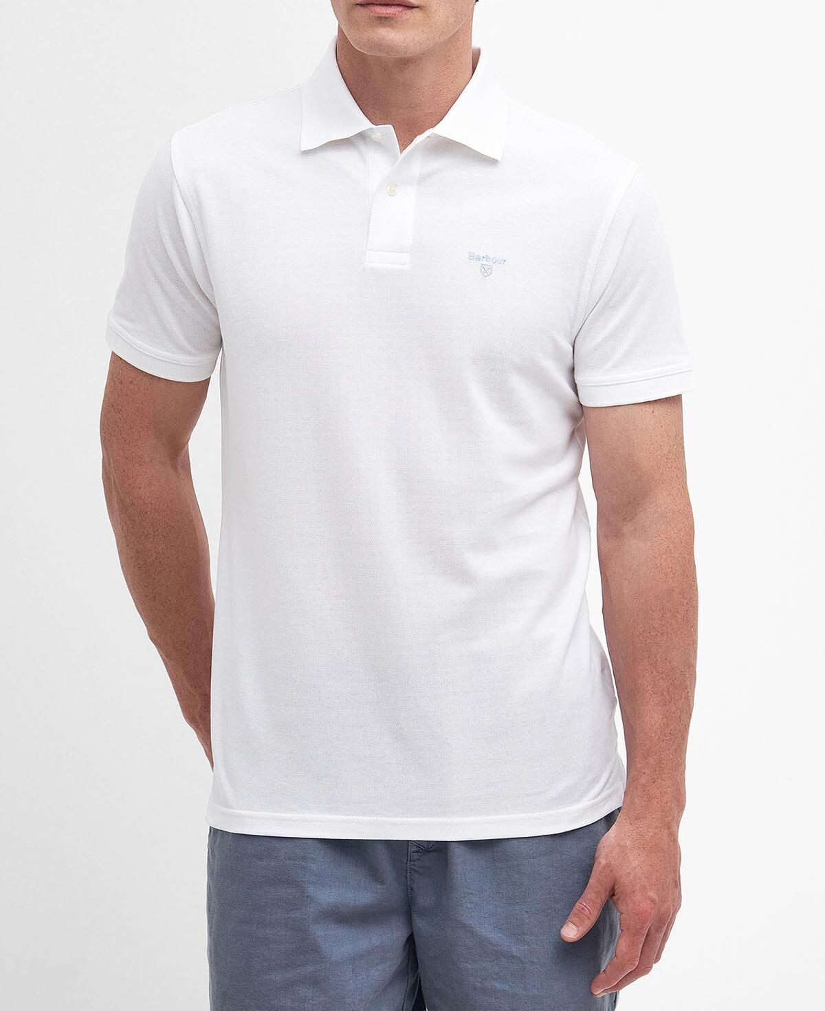 Barbour Polo Uomo LIGHTWEIGHTS SPORTS-White