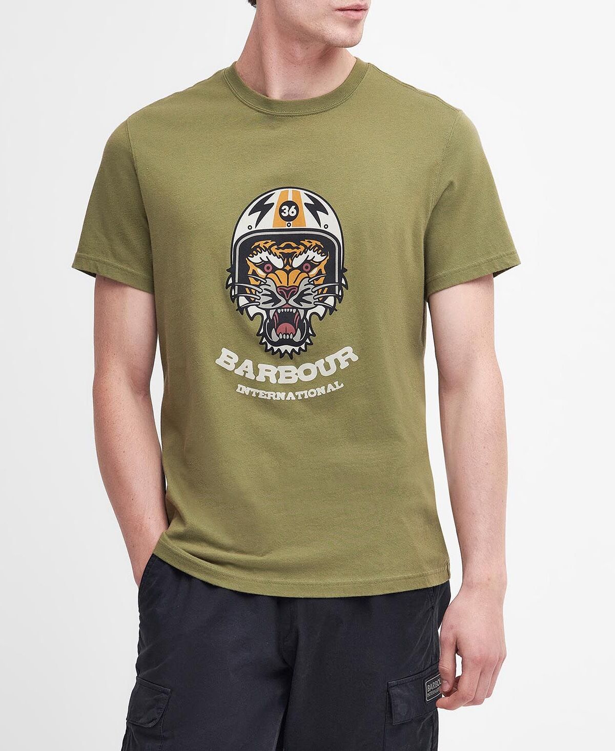 Barbour T-Shirt Uomo Socket-Olive Branch