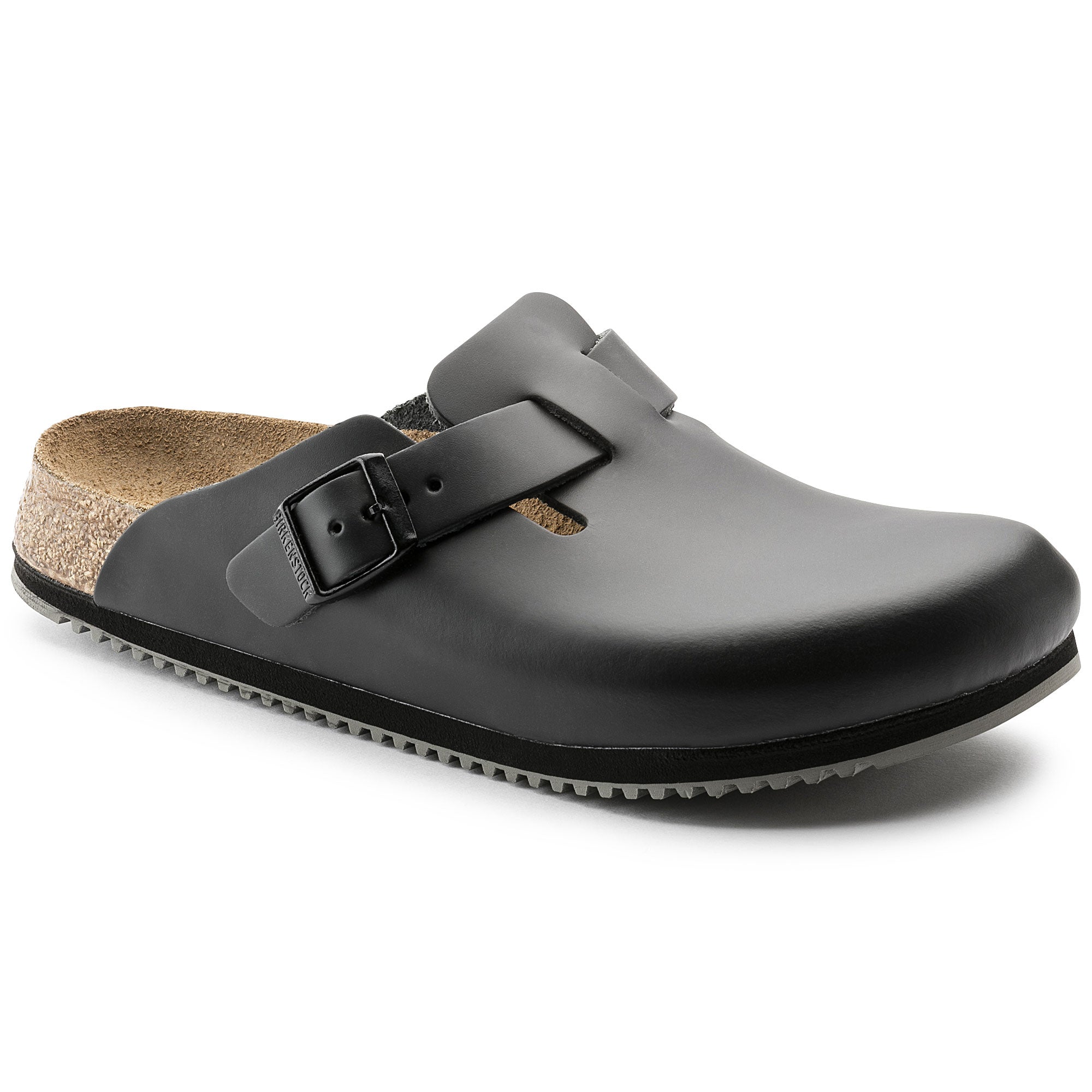 Birkenstock Ciabatta Unisex Boston Super Grip-Black