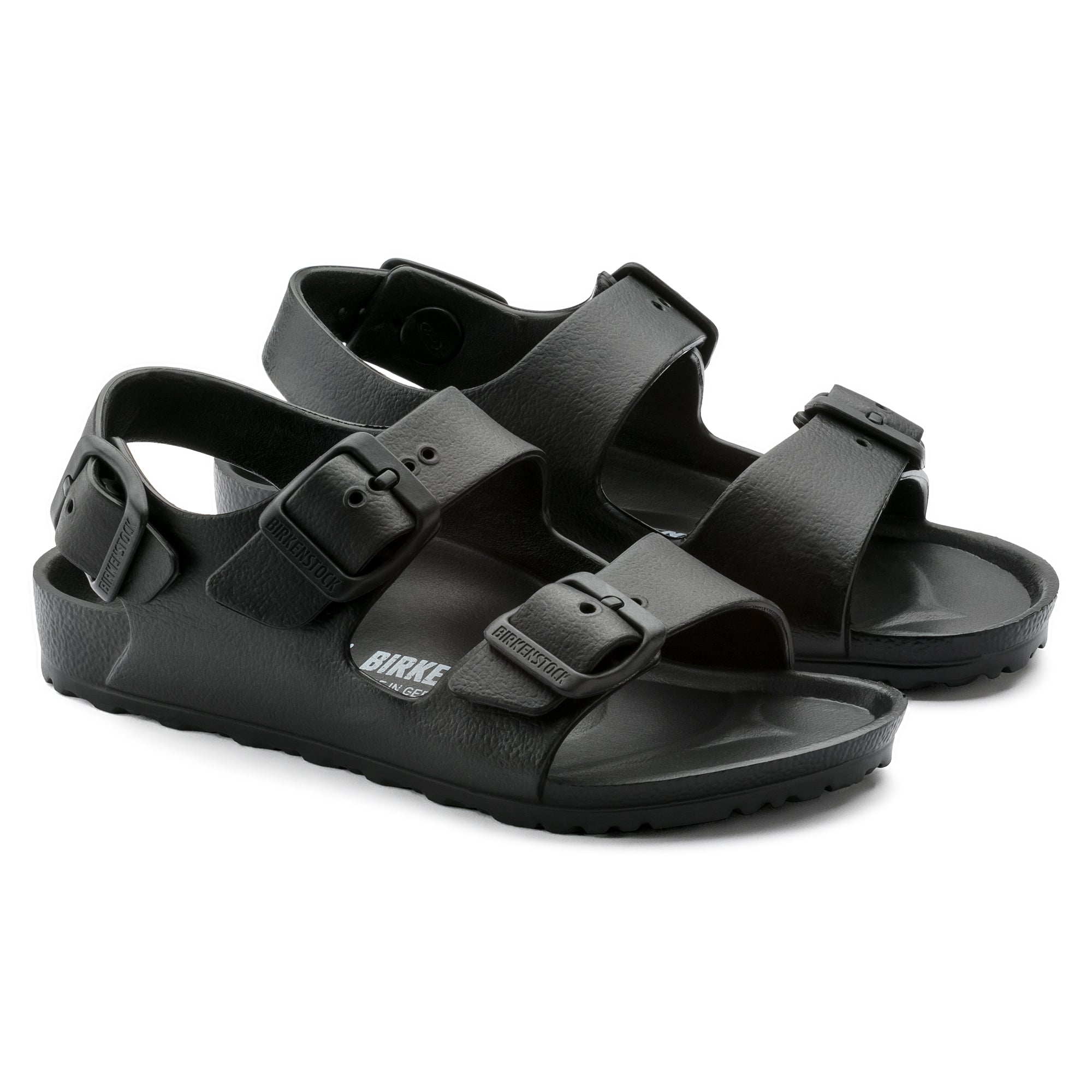 Birkenstock Ciabatta Unisex Bambino Milano Eva-Black