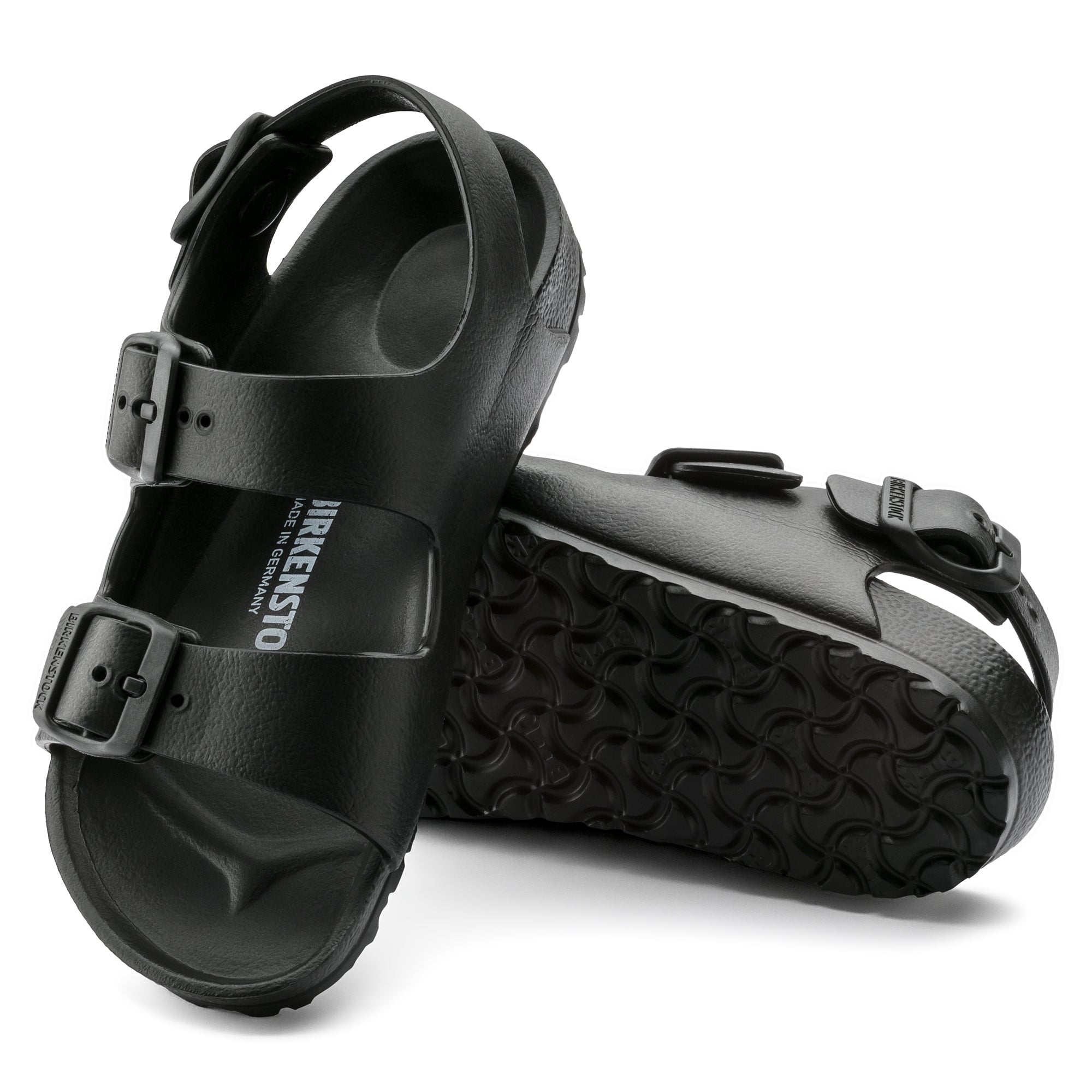 Birkenstock Ciabatta Unisex Bambino Milano Eva-Black