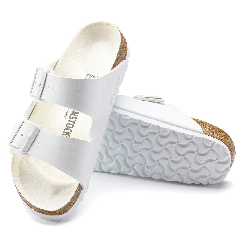 Birkenstock Ciabatta Donna Arizona Birko Flor-White
