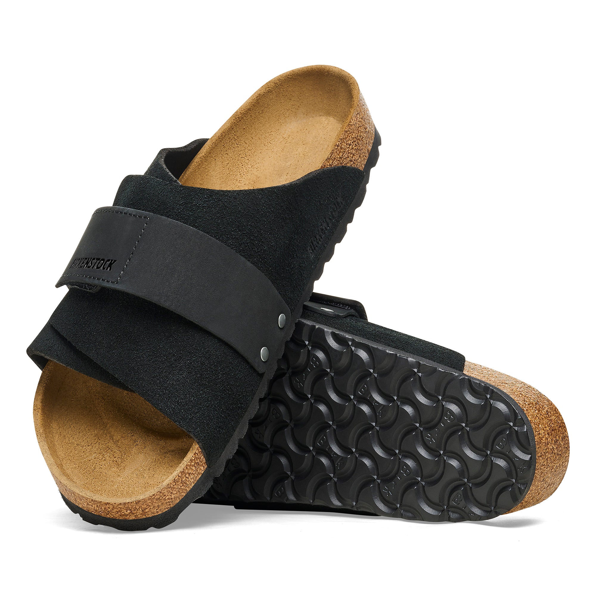 Birkenstock Ciabatta Unisex Kyoto Suede Nabuk-Black