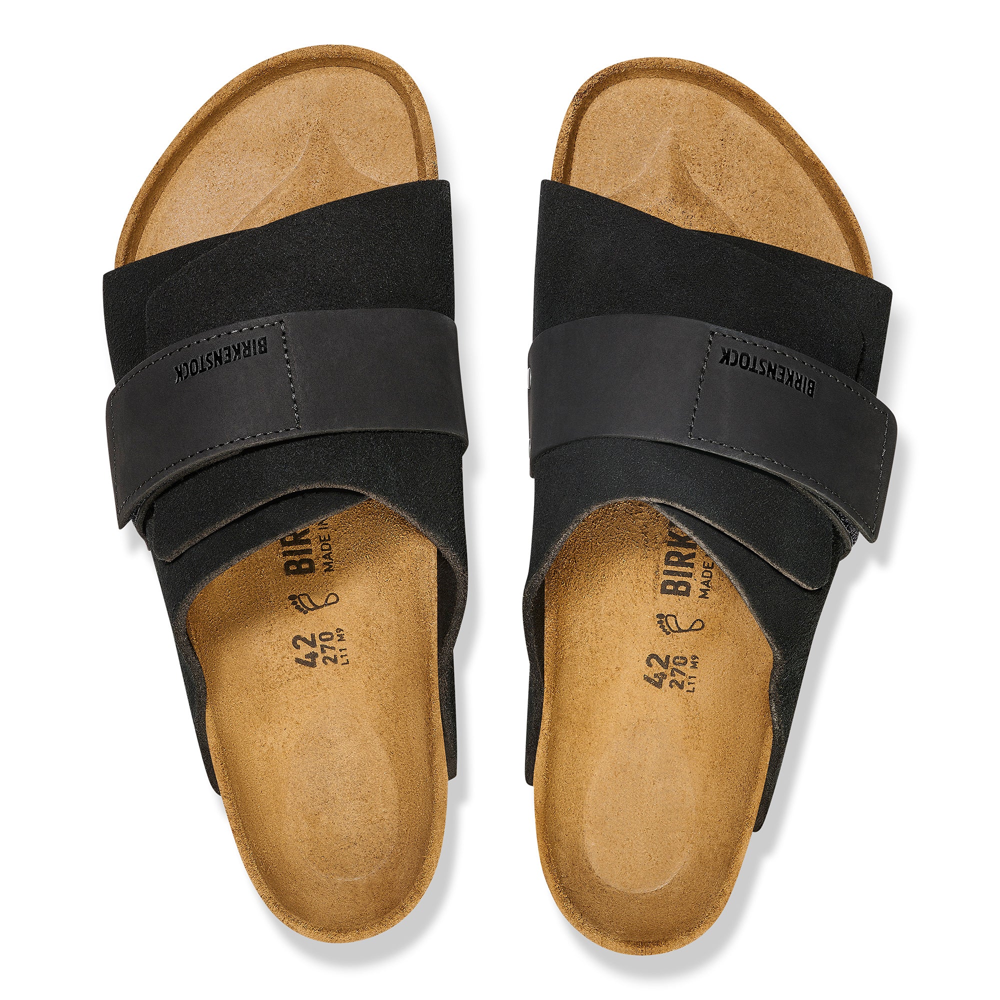 Birkenstock Ciabatta Unisex Kyoto Suede Nabuk-Black