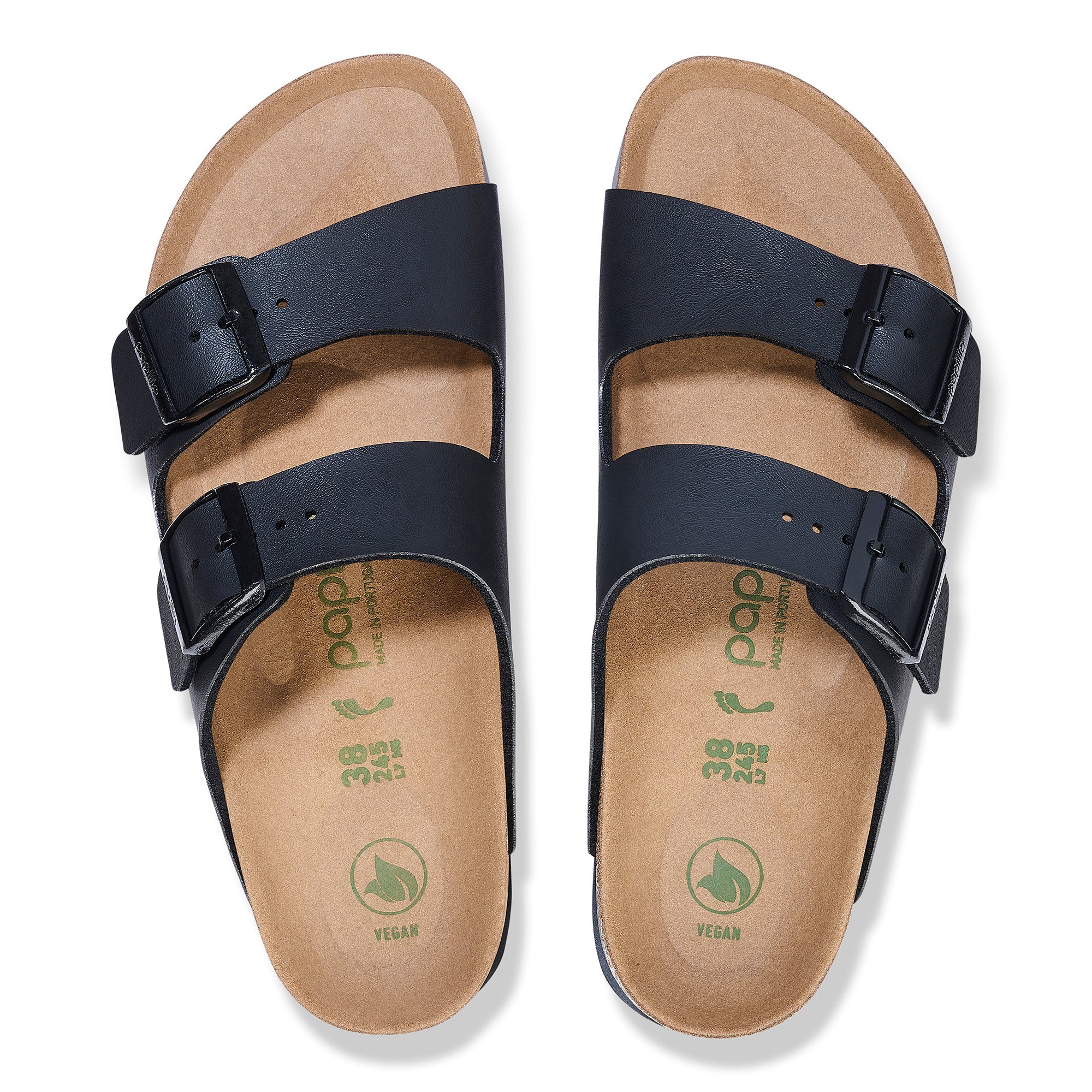 Birkenstock Ciabatta Donna Arizona Platform VEG Birko Flor-Black