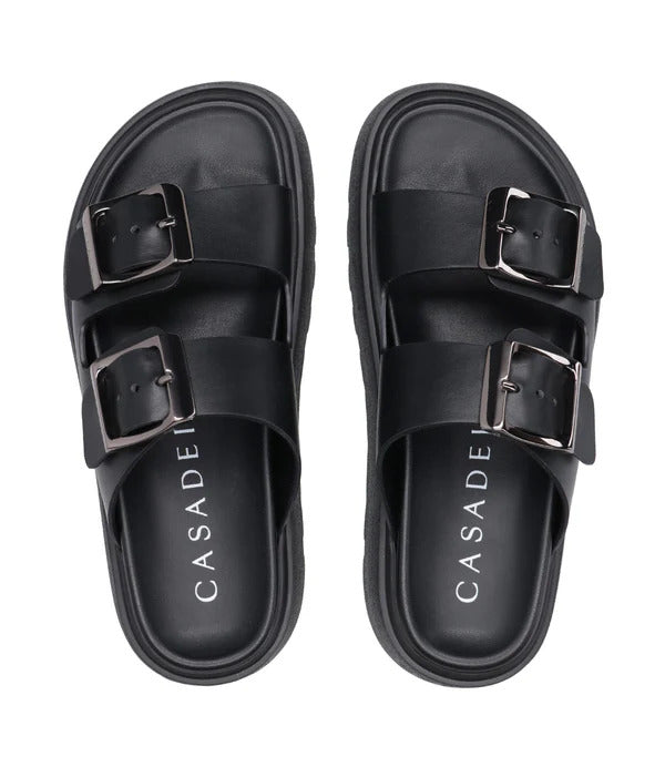 Casadei Ciabatta Donna Mule Floren-Nero