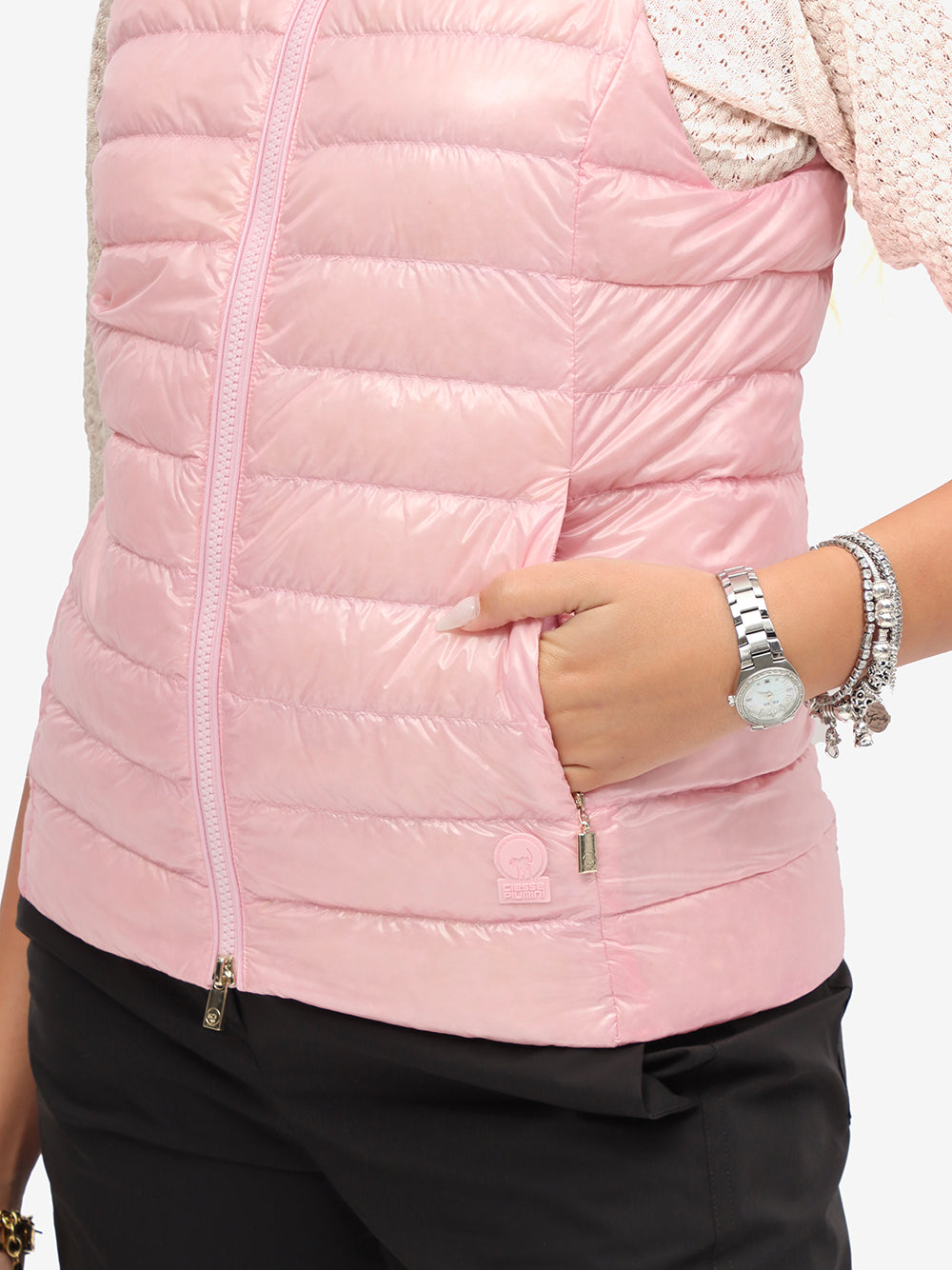 Ciesse Piumini Gilet Donna Alya-Rosa Pastello