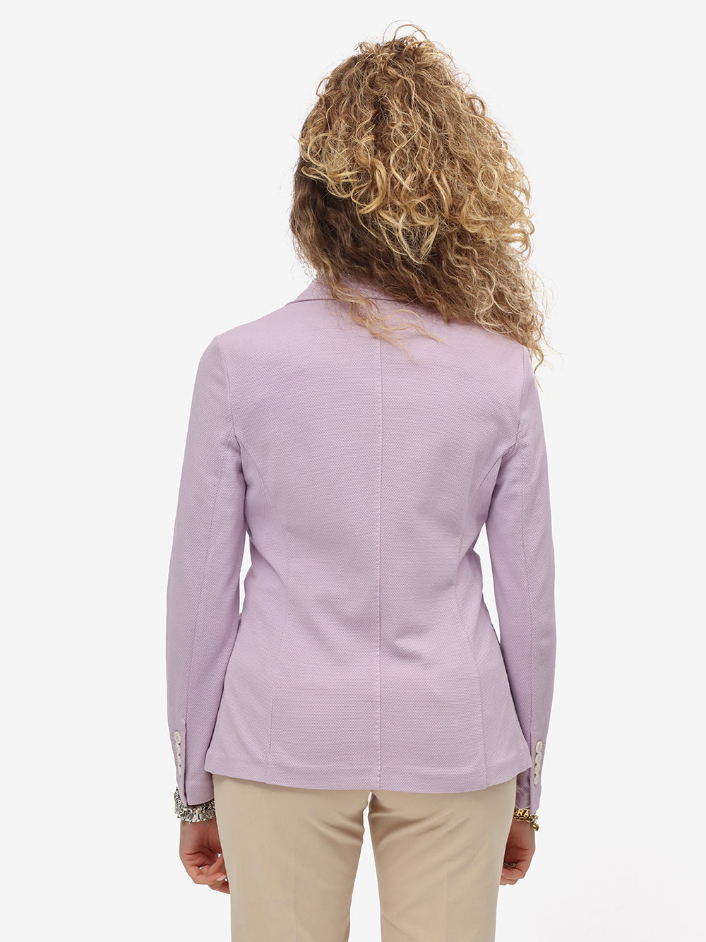 Circolo 1901 Giacca Donna Oxford Slim-Orchidea