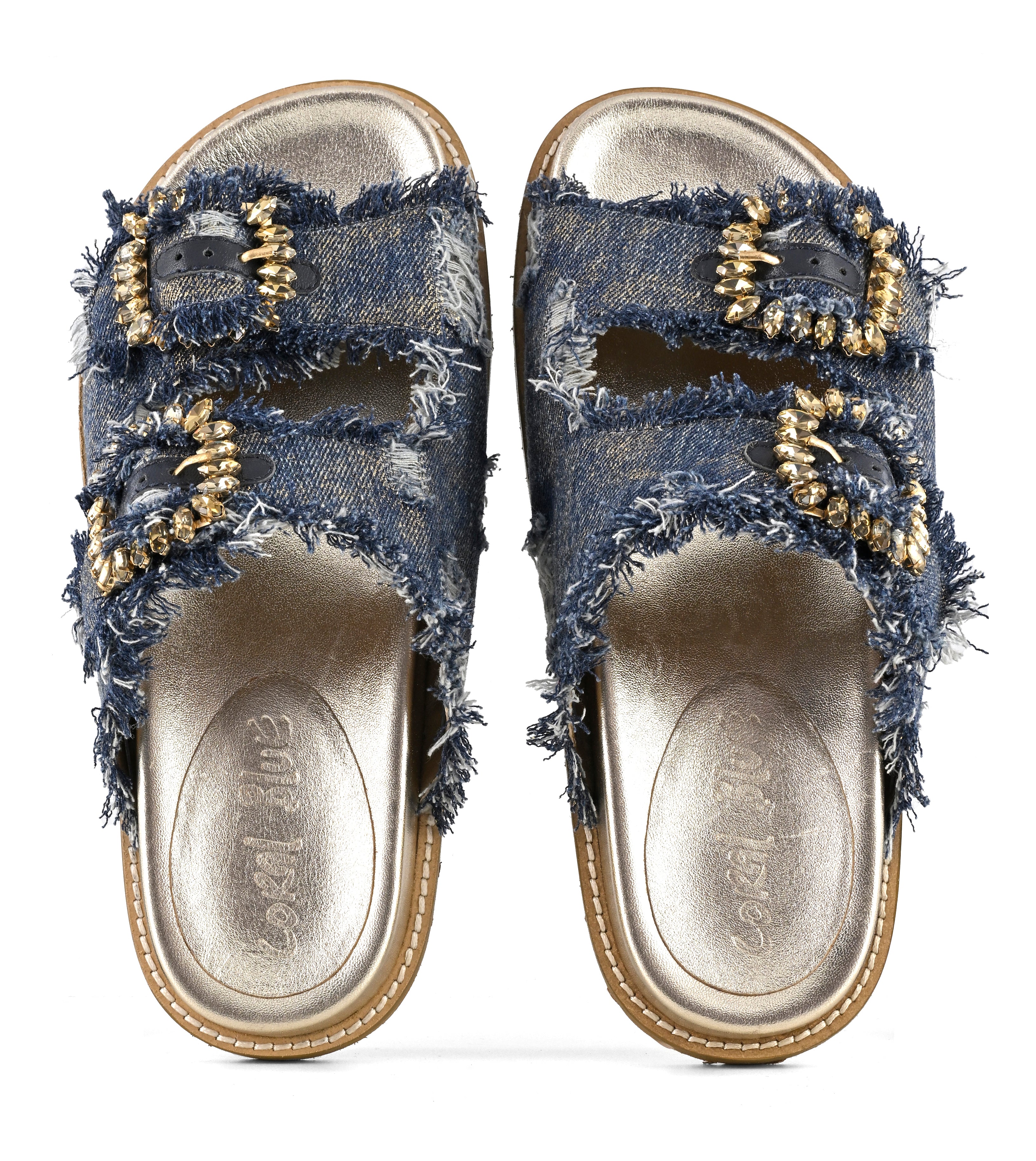 CORAL BLUE Sandalo Donna Gioiello Denim-Blue