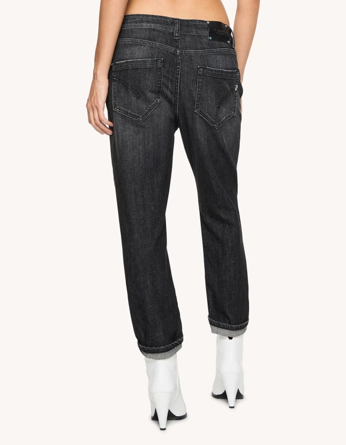 Dondup Pantalone Donna Koons Gioiello-Nero