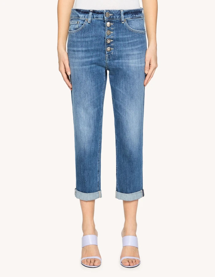Dondup Pantalone Donna Koons Gioiello-Blu