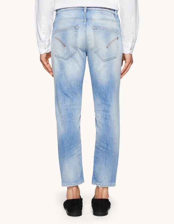 Dondup Pantaloni Uomo Brighton-Blu