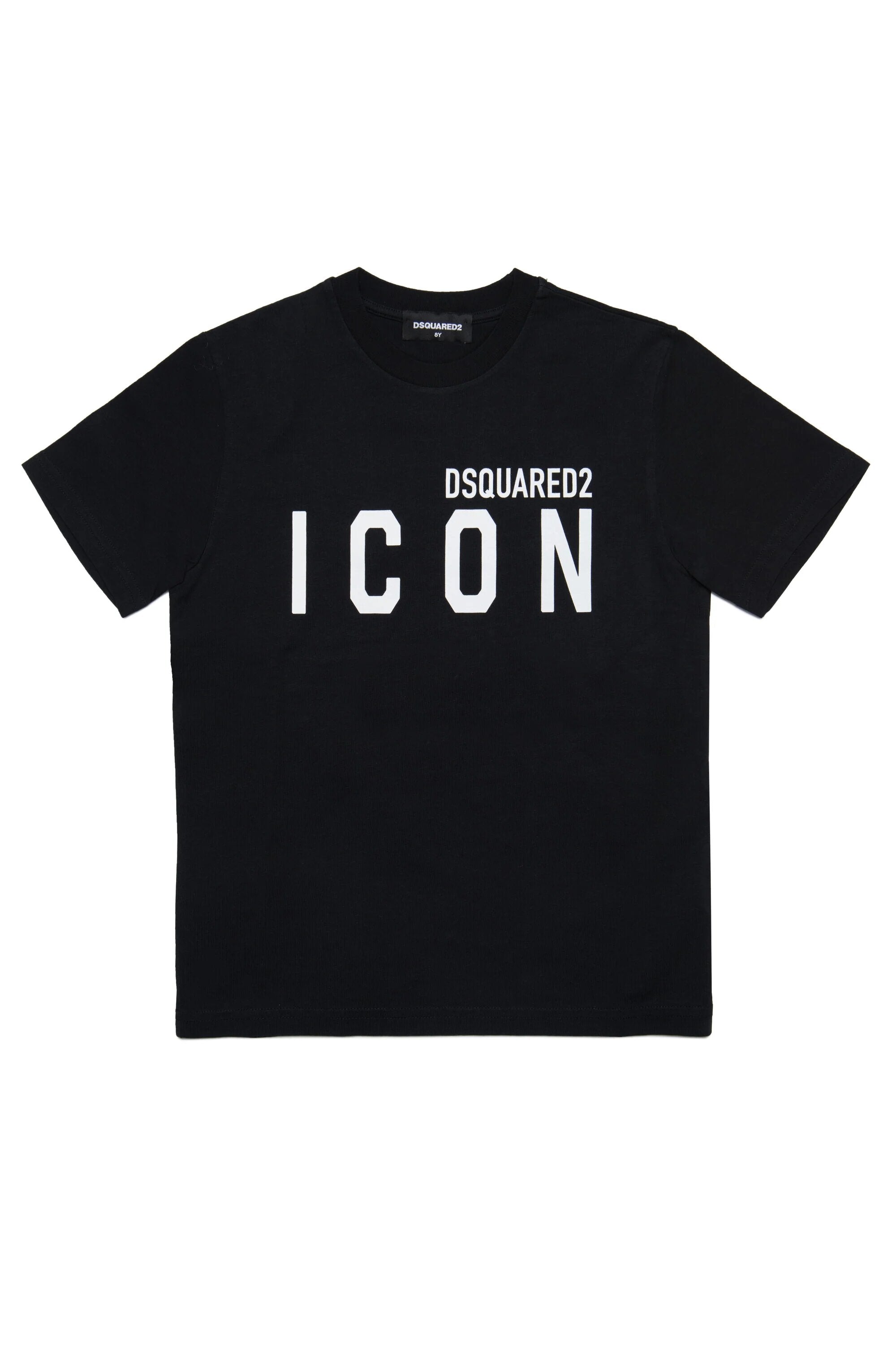 DSQUARED2-T-Shirt Unisex Bambino Icon-Nero