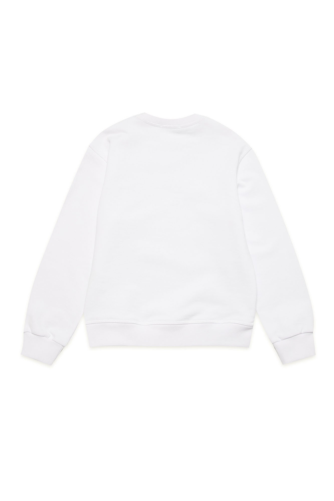 DSQUARED2-Felpa Unisex Bambino Relax Logo-Bianco