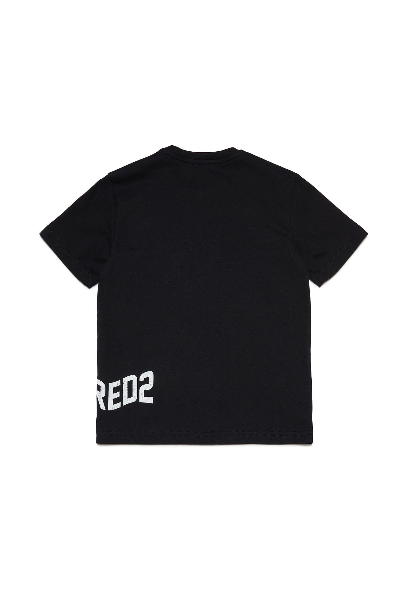 Dsquared2-T-Shirt Unisex Bambino Relax Logo-Nero