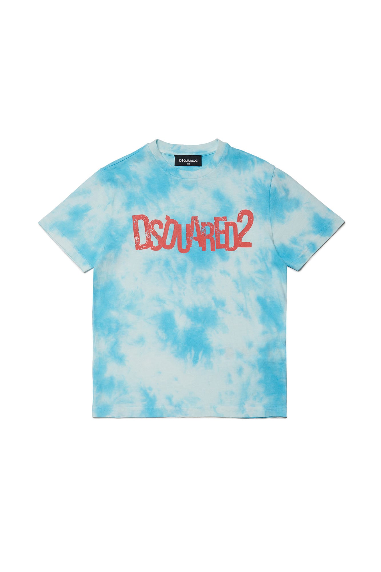 DSQUARED2-T-Shirt Unisex Bambino Relax-Azzurro