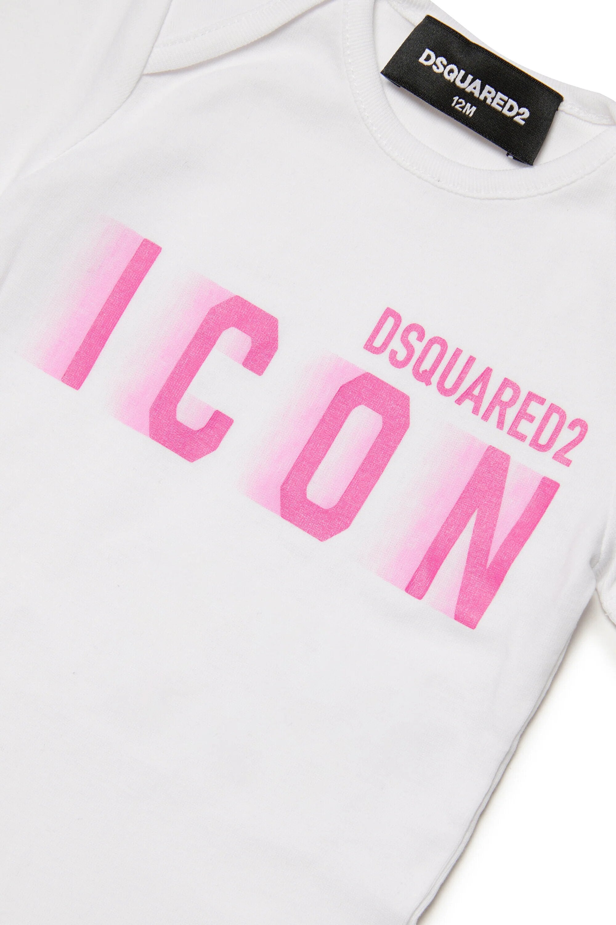DSQUARED2-Body Unisex Bambino-Bianco Rosa