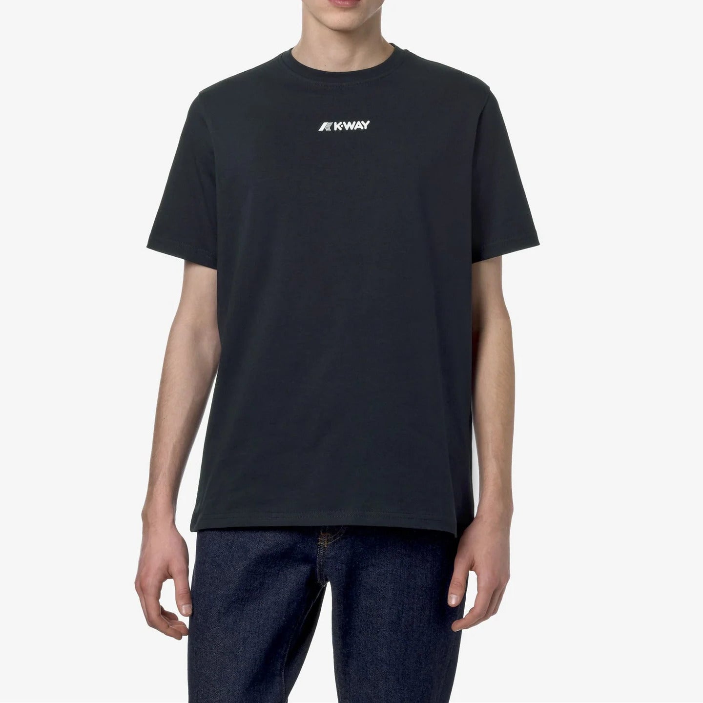 K-WAY T-Shirt Uomo Odom Established-Blue Depth