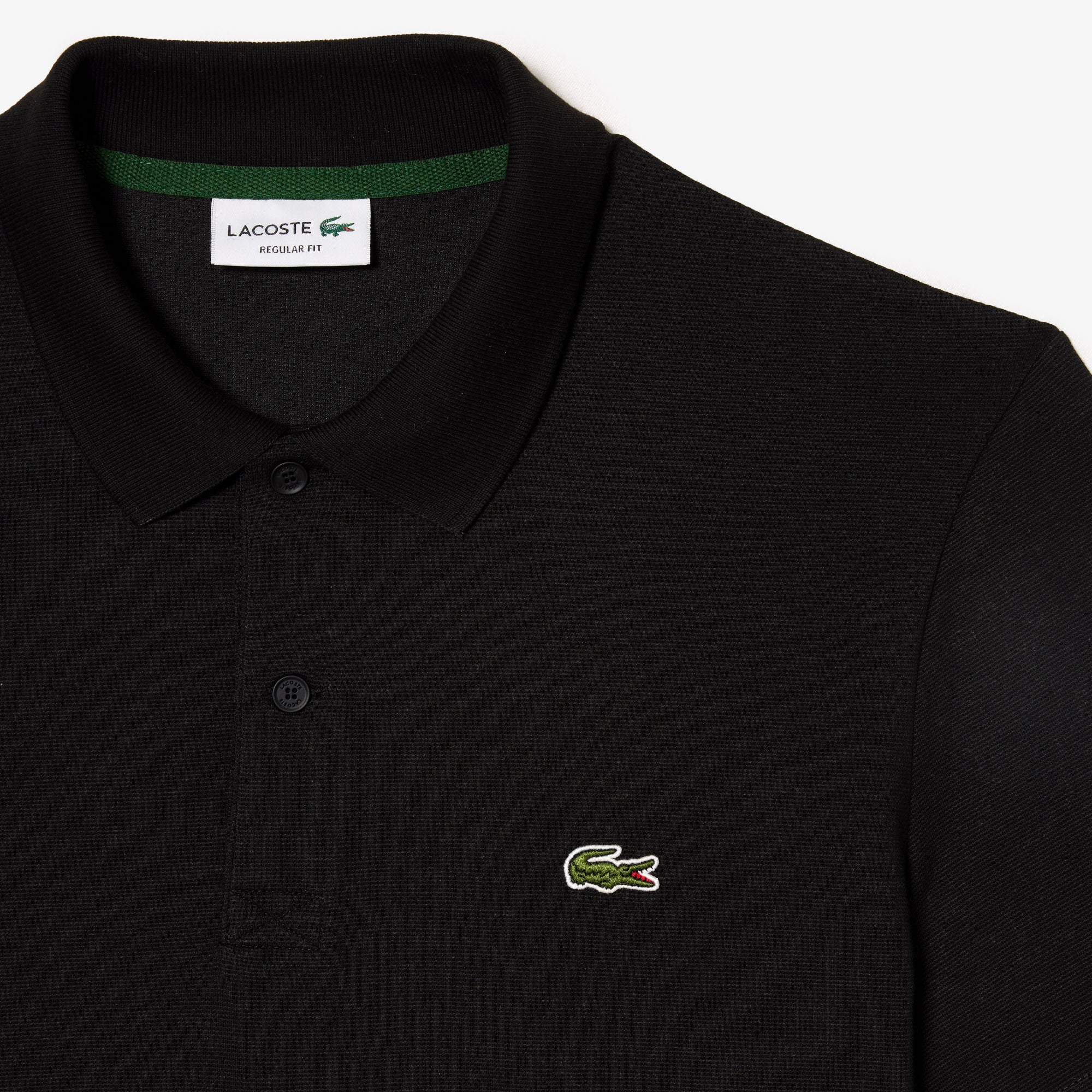 LACOSTE Polo Uomo Cotone Organico-Nero