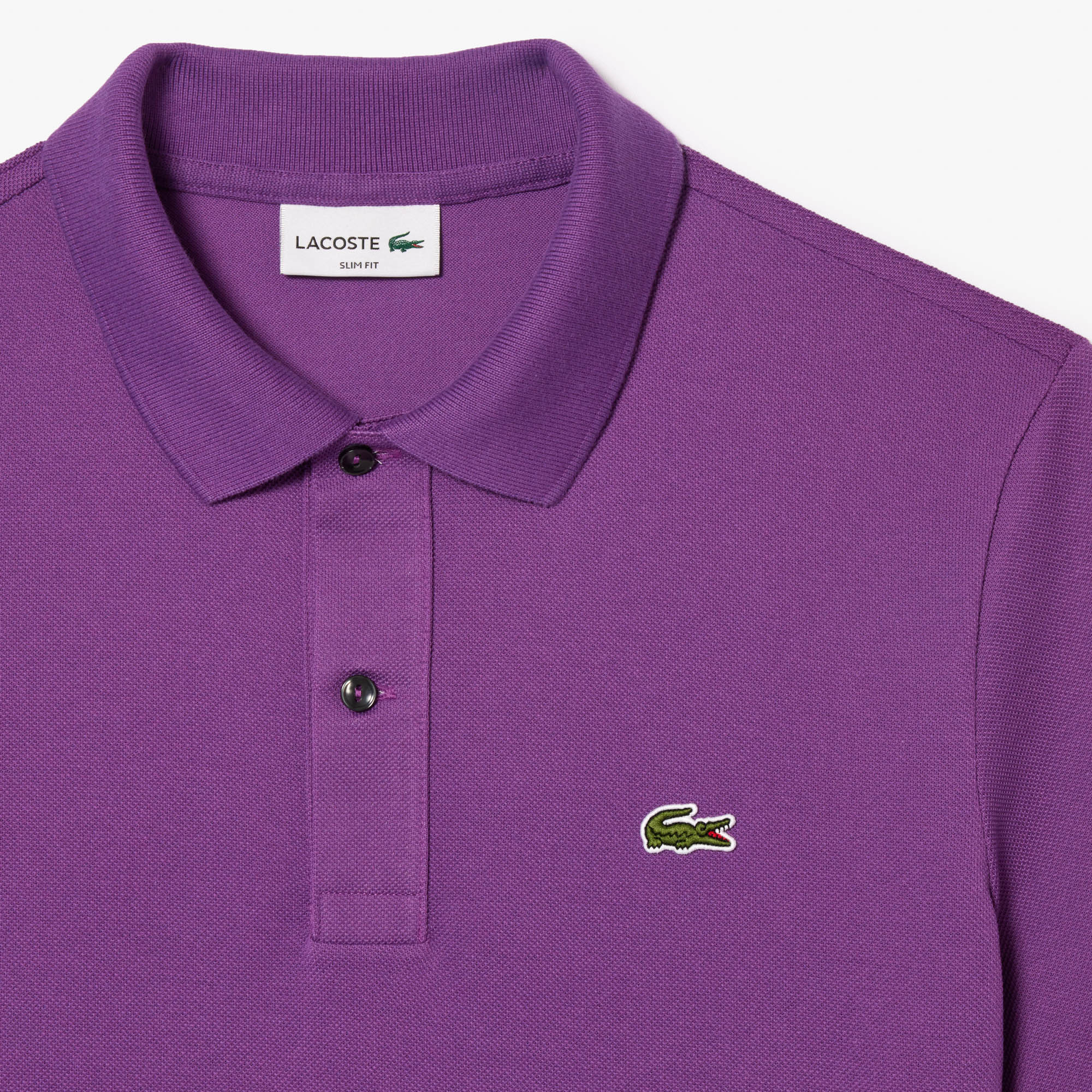 LACOSTE Polo Classica Uomo L.12.12 Slim FIt-Viola