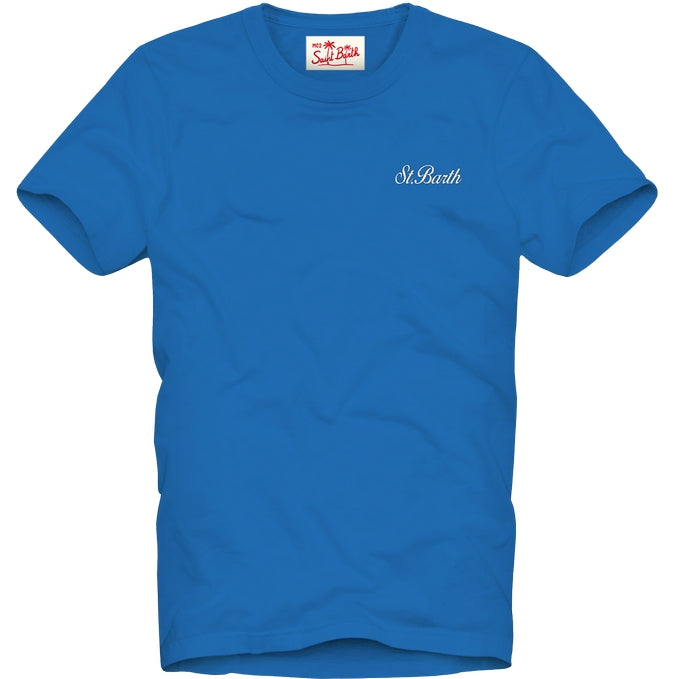 MC2 SAINT BARTH T-Shirt Uomo Dover-Blu cobalto