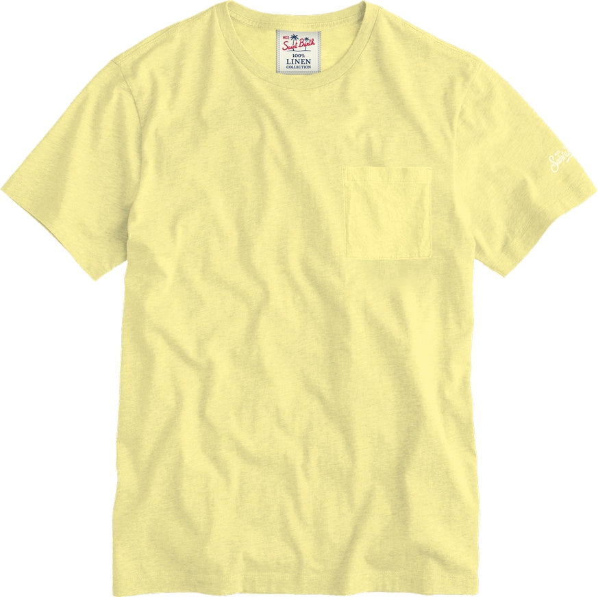 MC2 SAINT BARTH T-Shirt Uomo Ecstasea-Giallo