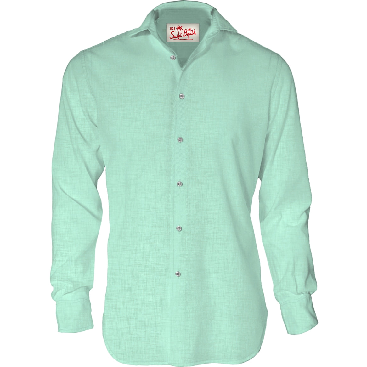 MC2 SAINT BARTH Camicia Uomo Pamplona-Menta