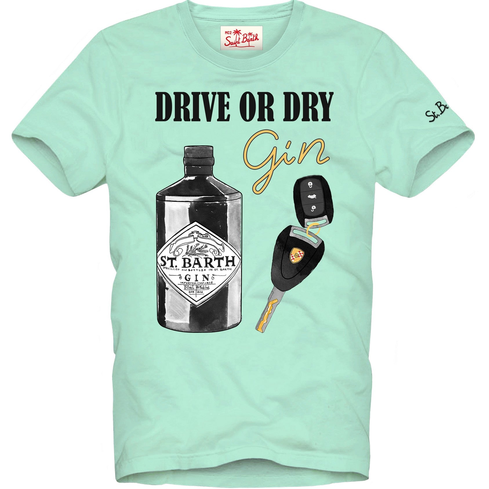 MC2 SAINT BARTH T-Shirt Uomo Classic-Drive Gin