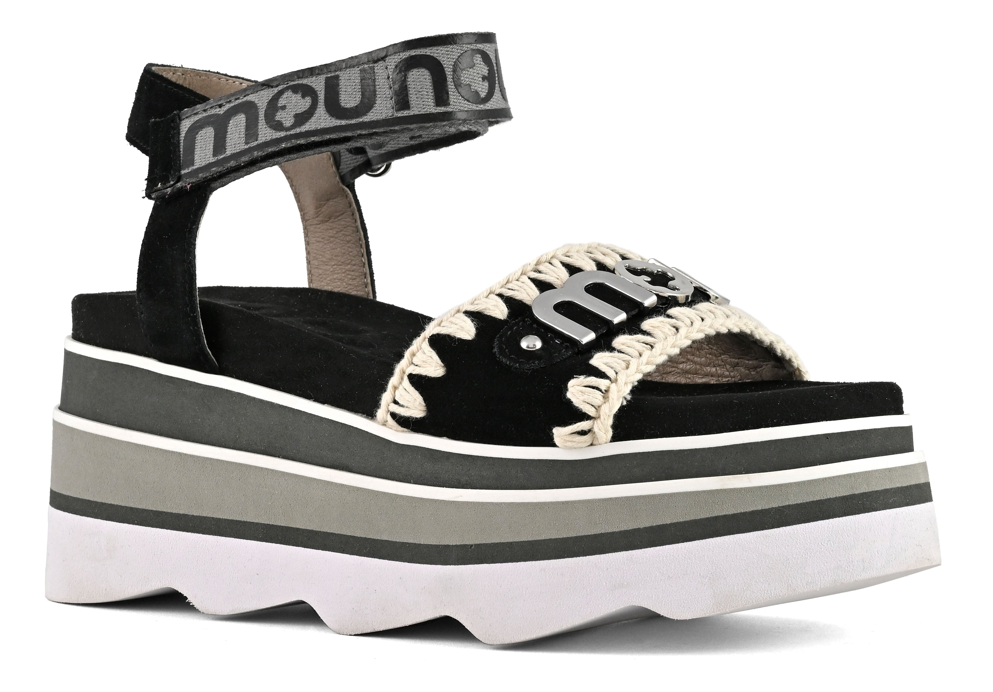 MOU Sandalo Donna EVA WEDGE-Black