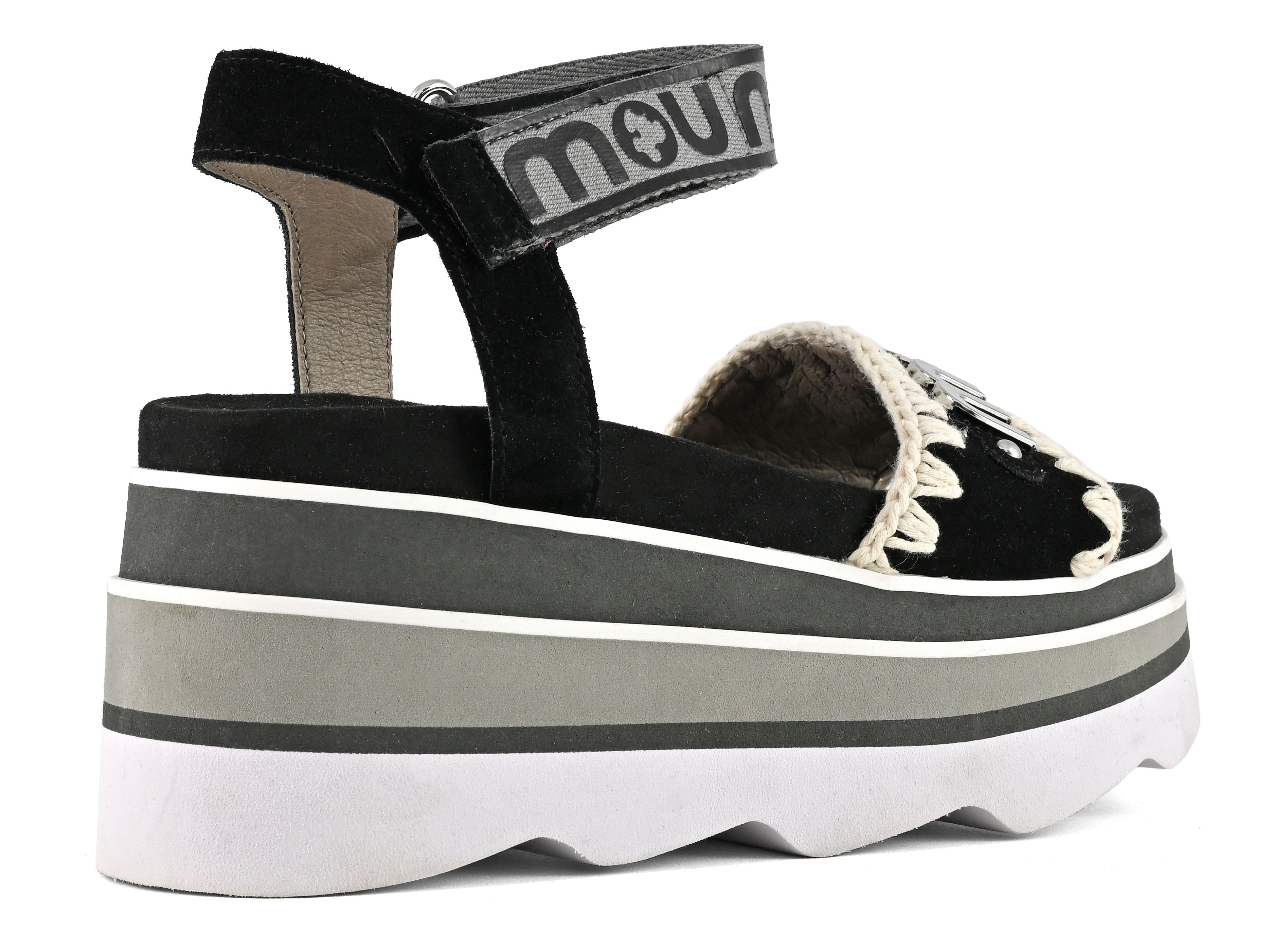 MOU Sandalo Donna EVA WEDGE-Black