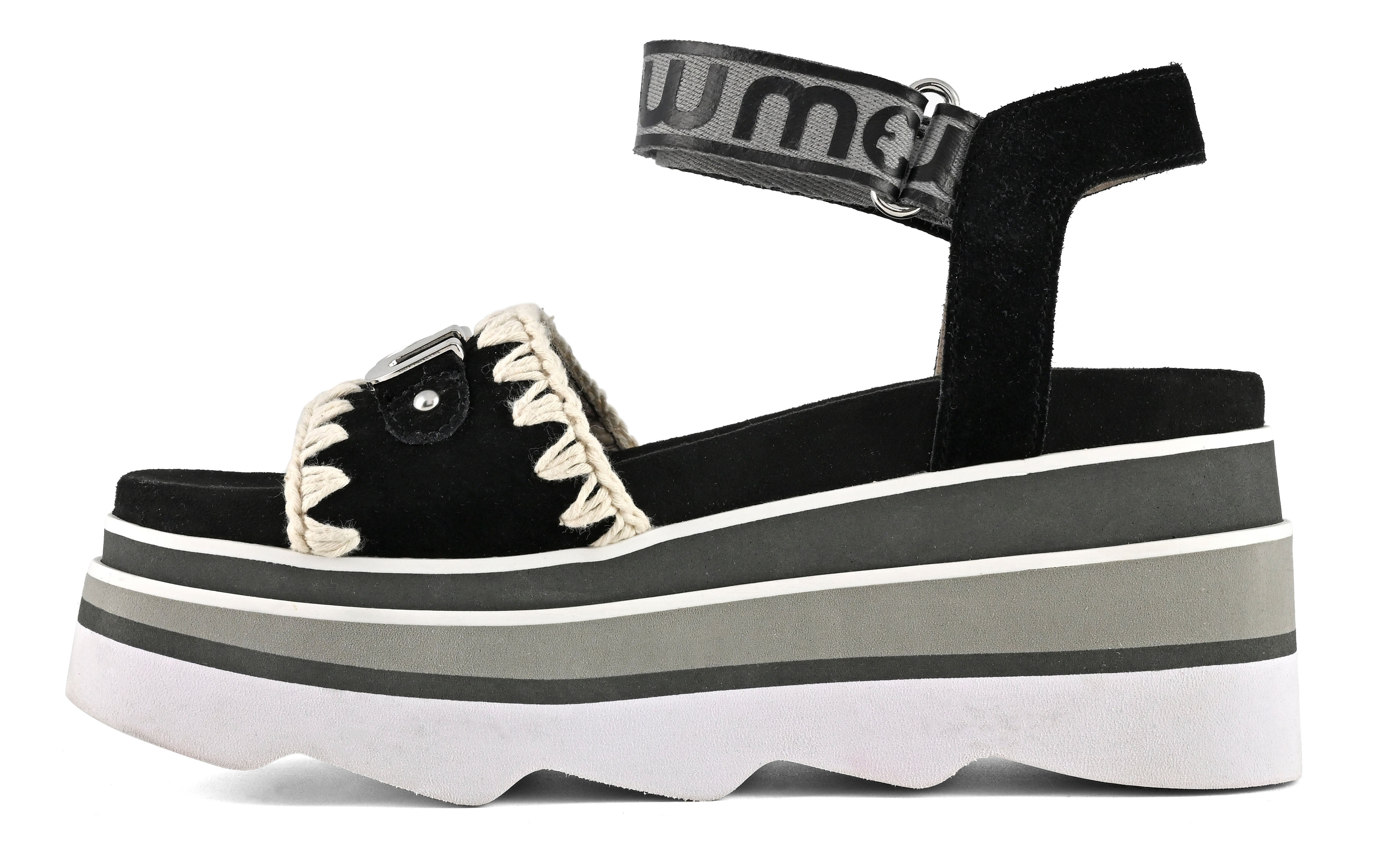 MOU Sandalo Donna EVA WEDGE-Black
