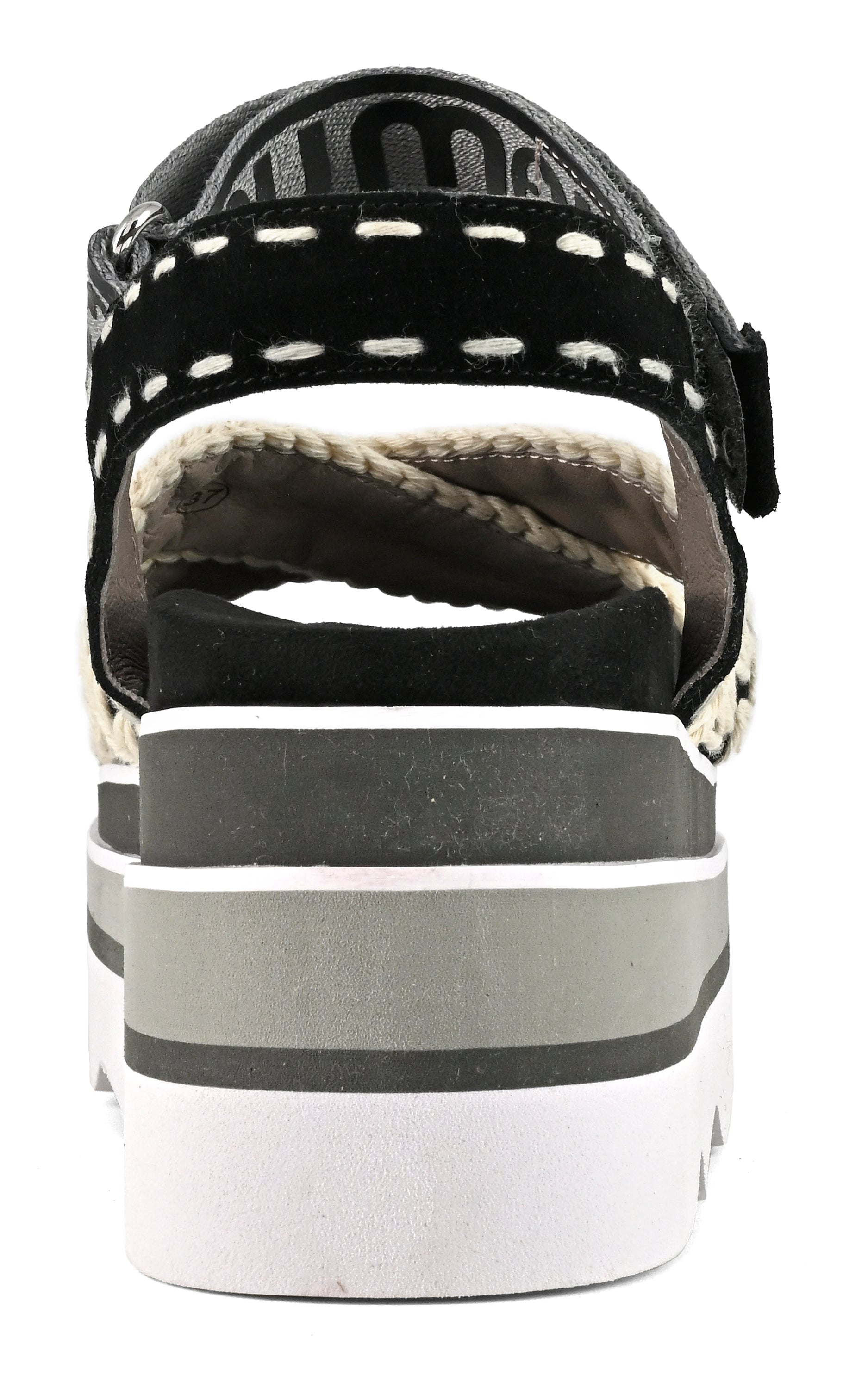 MOU Sandalo Donna EVA WEDGE CRISS-CROSS-Black