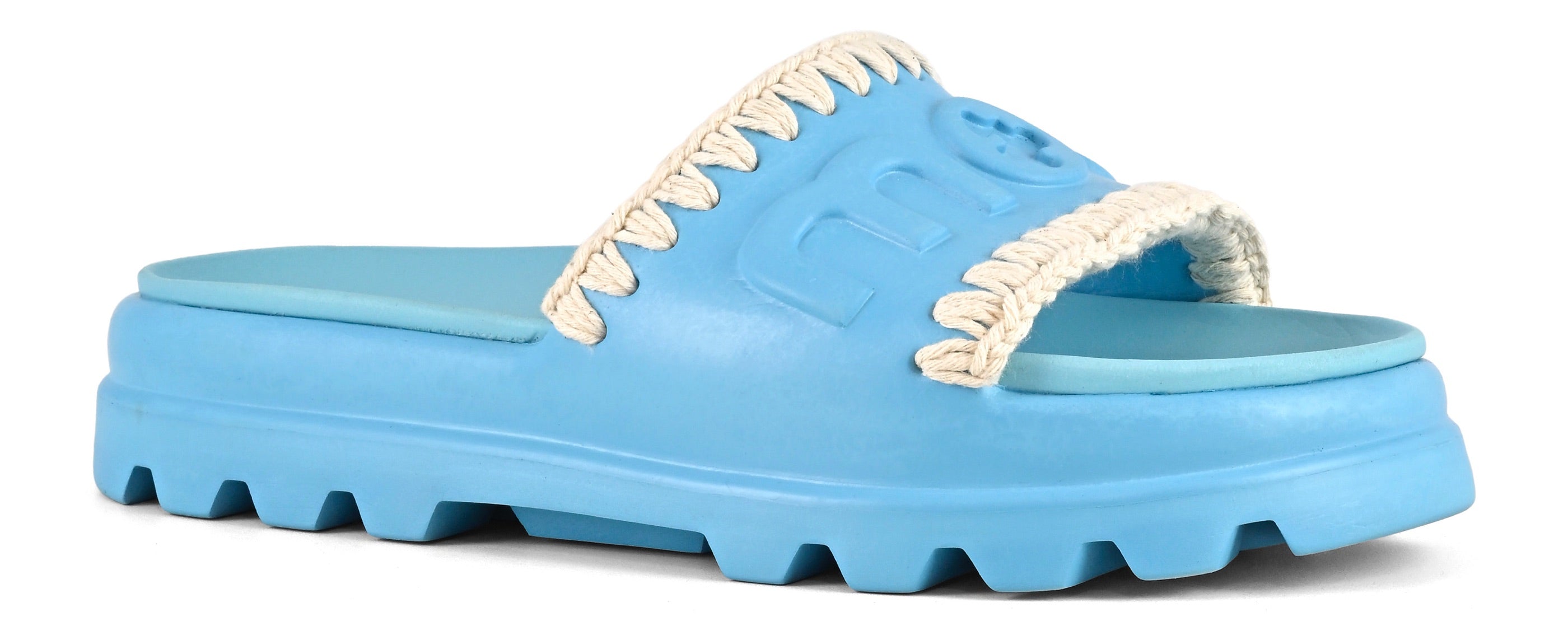 MOU Ciabatta Donna EVA ONE PIECE SLIDE-Turquoise